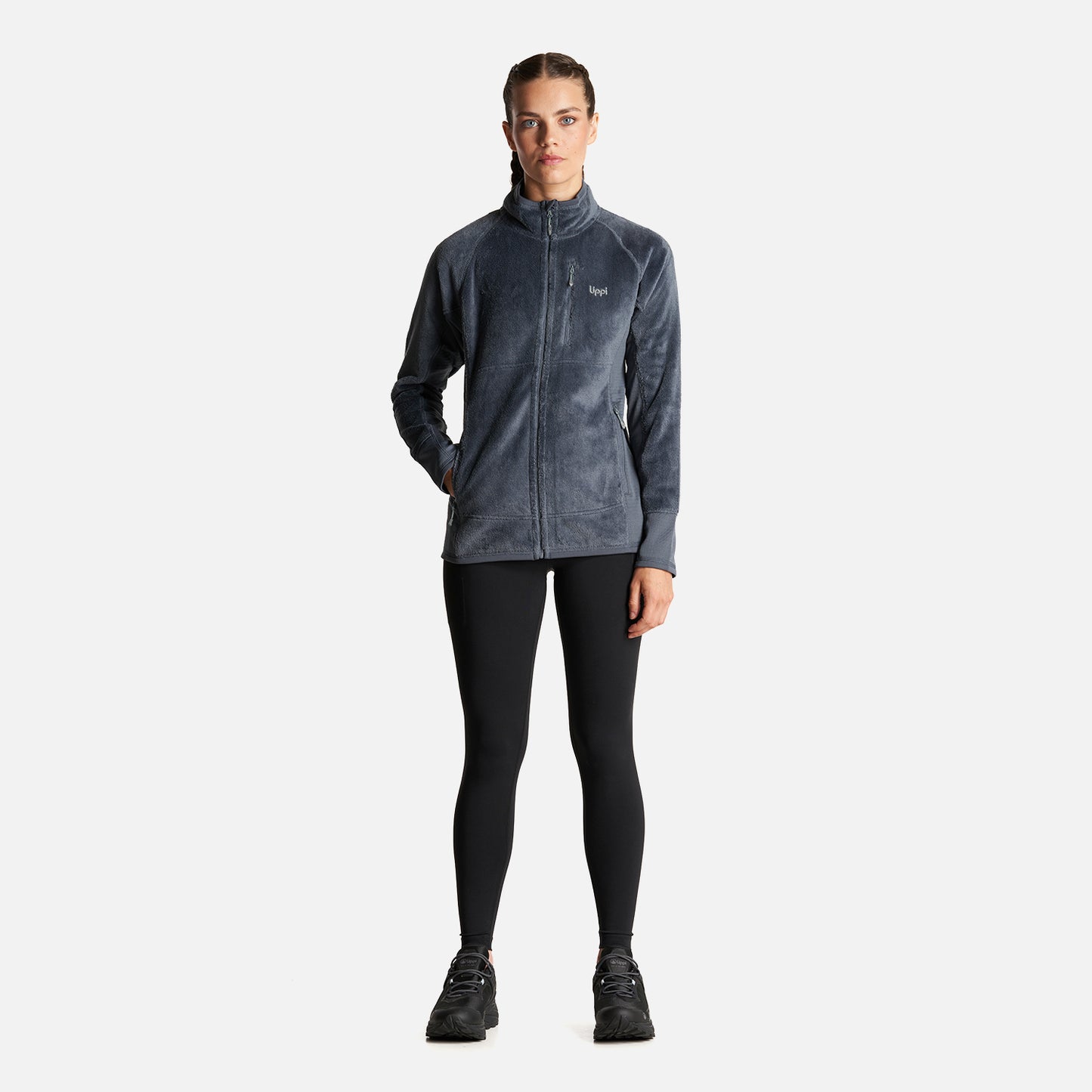 Chaqueta Mujer Numan Shaggy-Pro Jacket Azul Noche Lippi