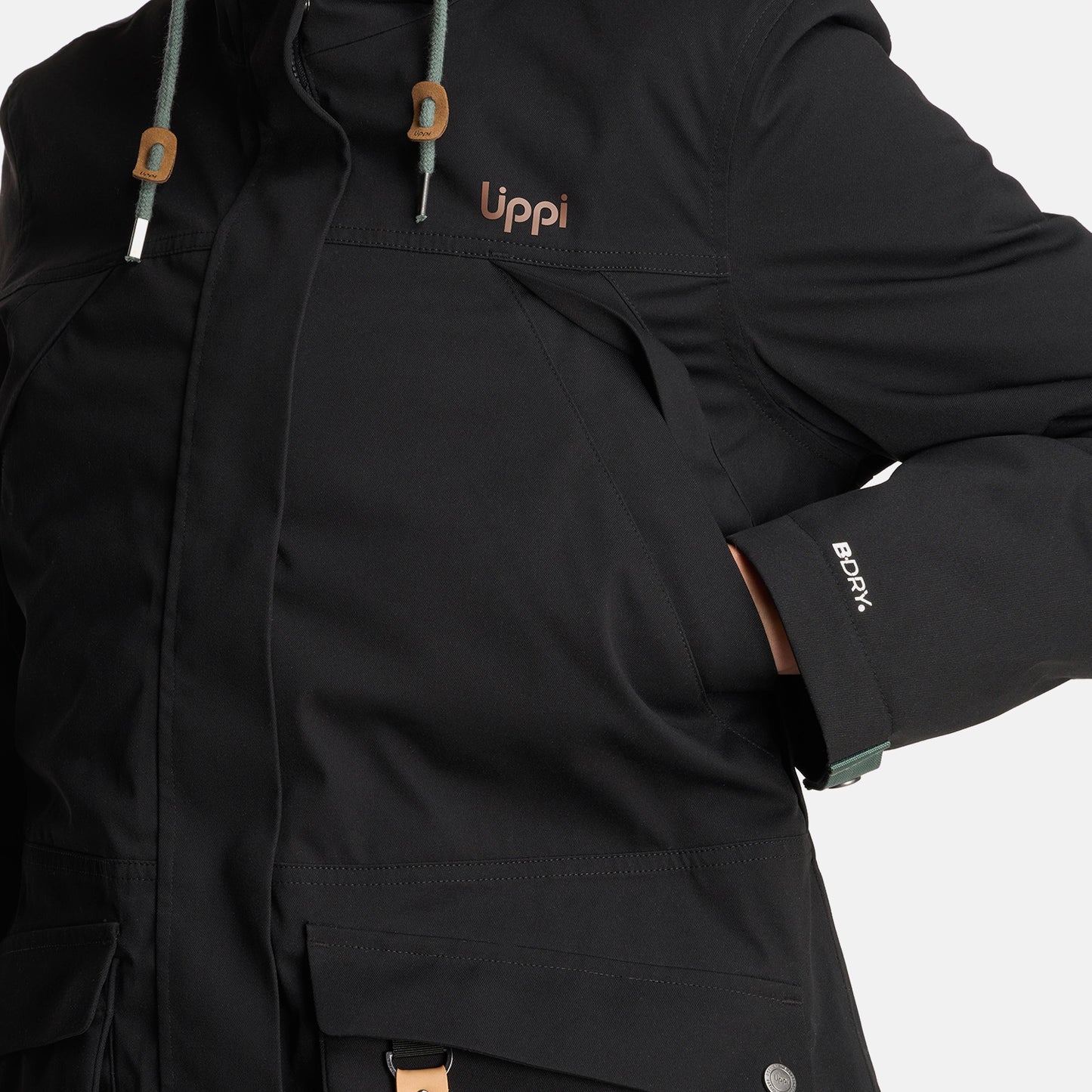 Chaqueta Mujer Day Break B-Dry Jacket Negro Negro Lippi