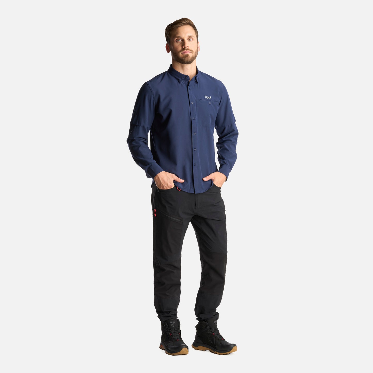 Camisa Hombre Murallon Q-Dry Shirt Azul Marino Lippi