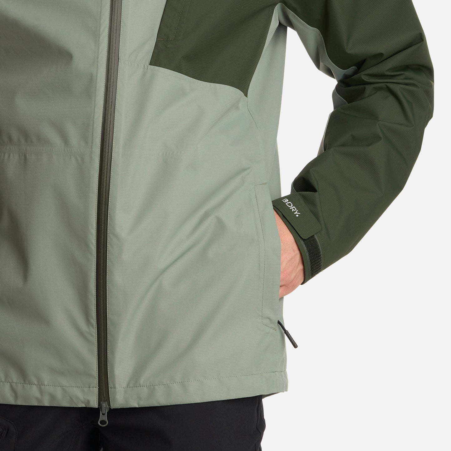 Chaqueta Hombre Shield B-Dry Hoody Jacket Verde Militar Lippi
