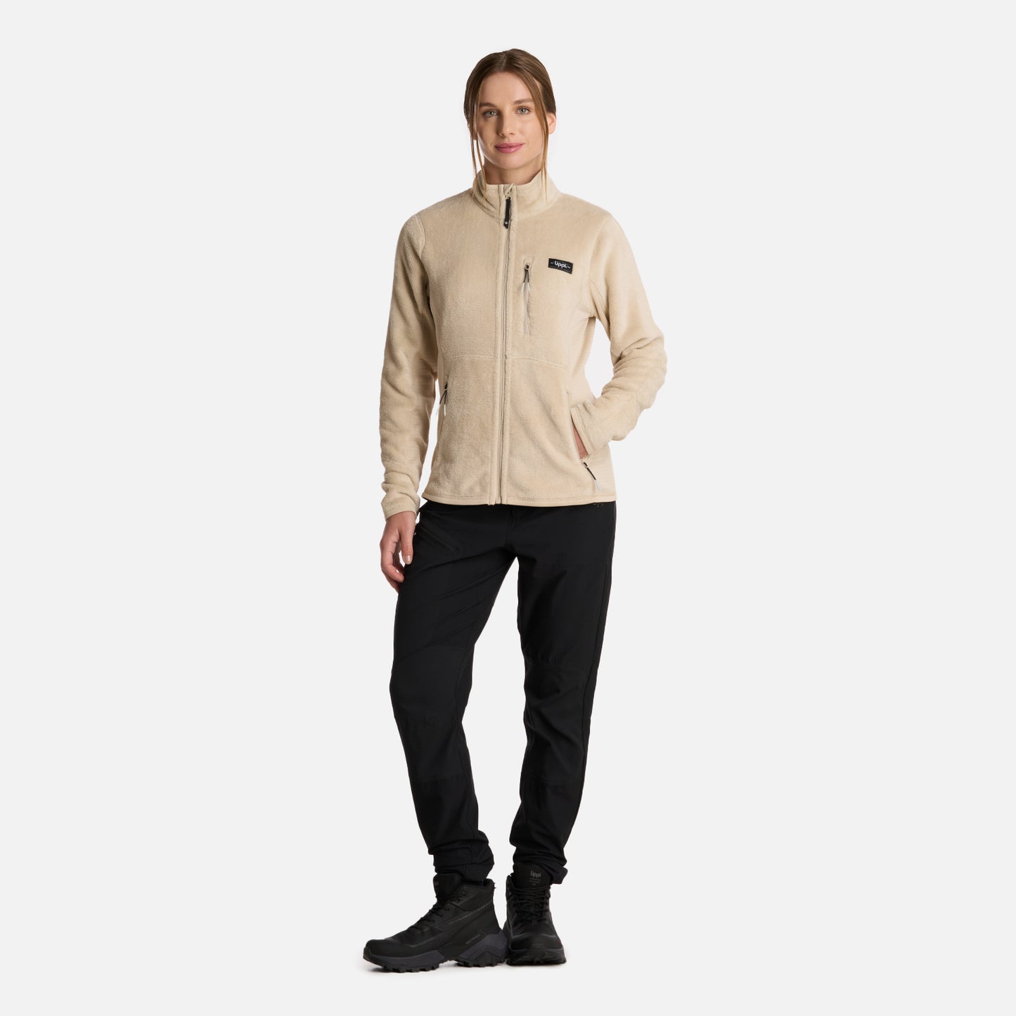 Polar Mujer Numan Shaggy-Pro Jacket Crudo Lippi
