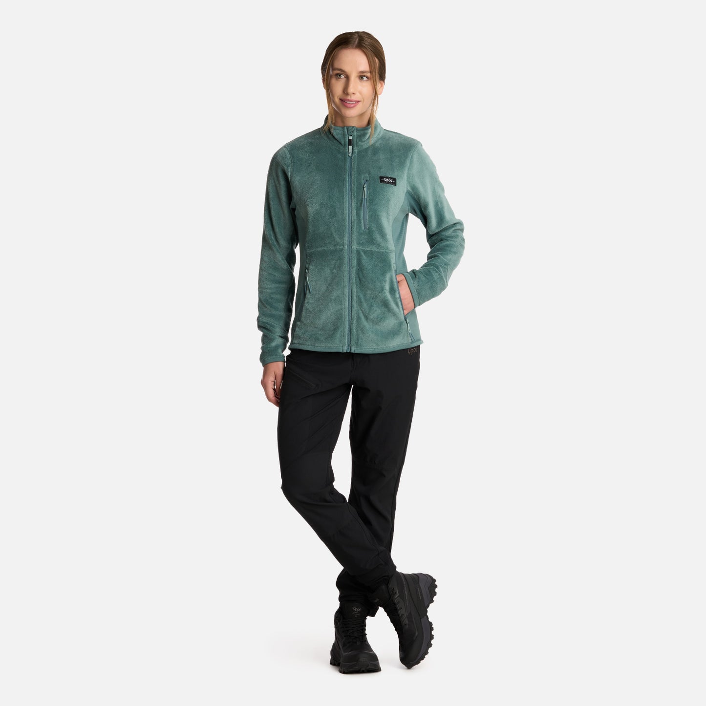 Polar Mujer Numan Shaggy-Pro Jacket Petroleo Lippi