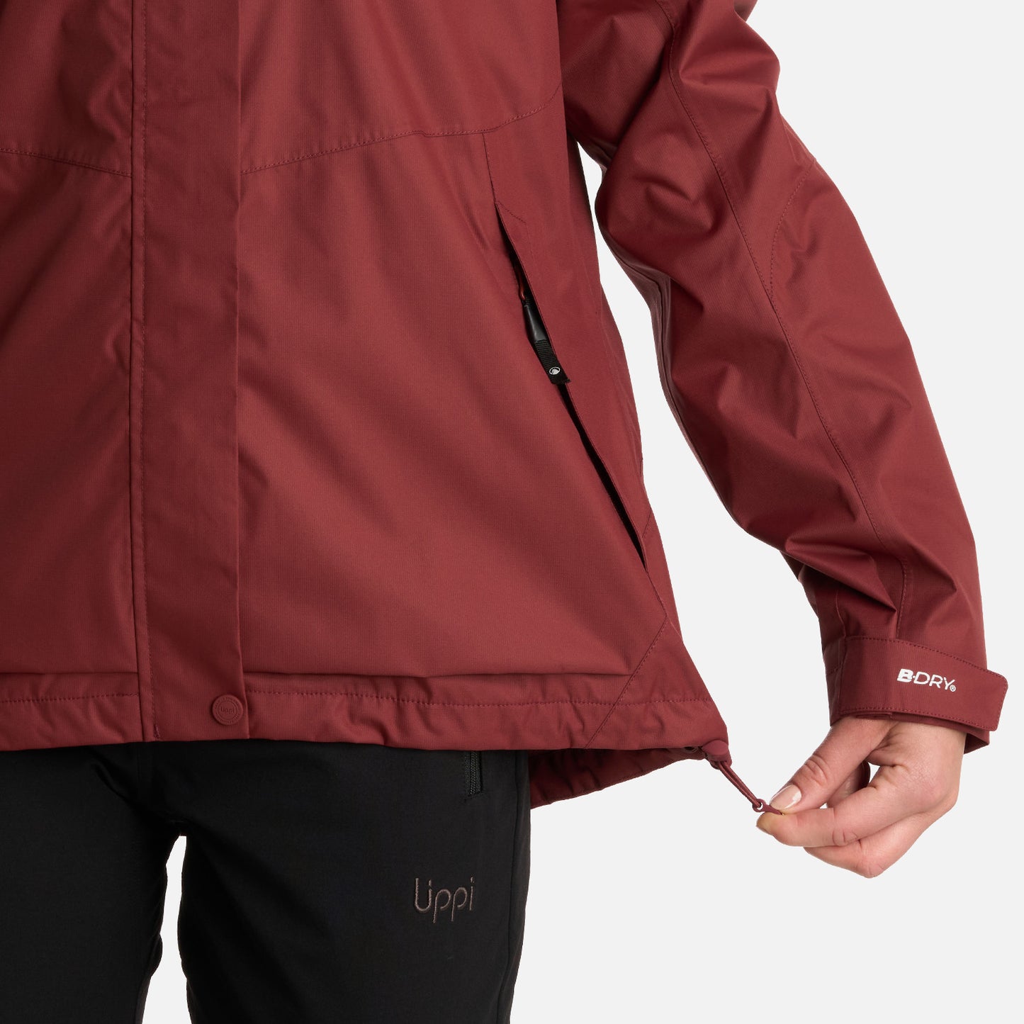 Chaqueta Mujer Blizzard B-Dry Hoody Jacket Burdeo Lippi