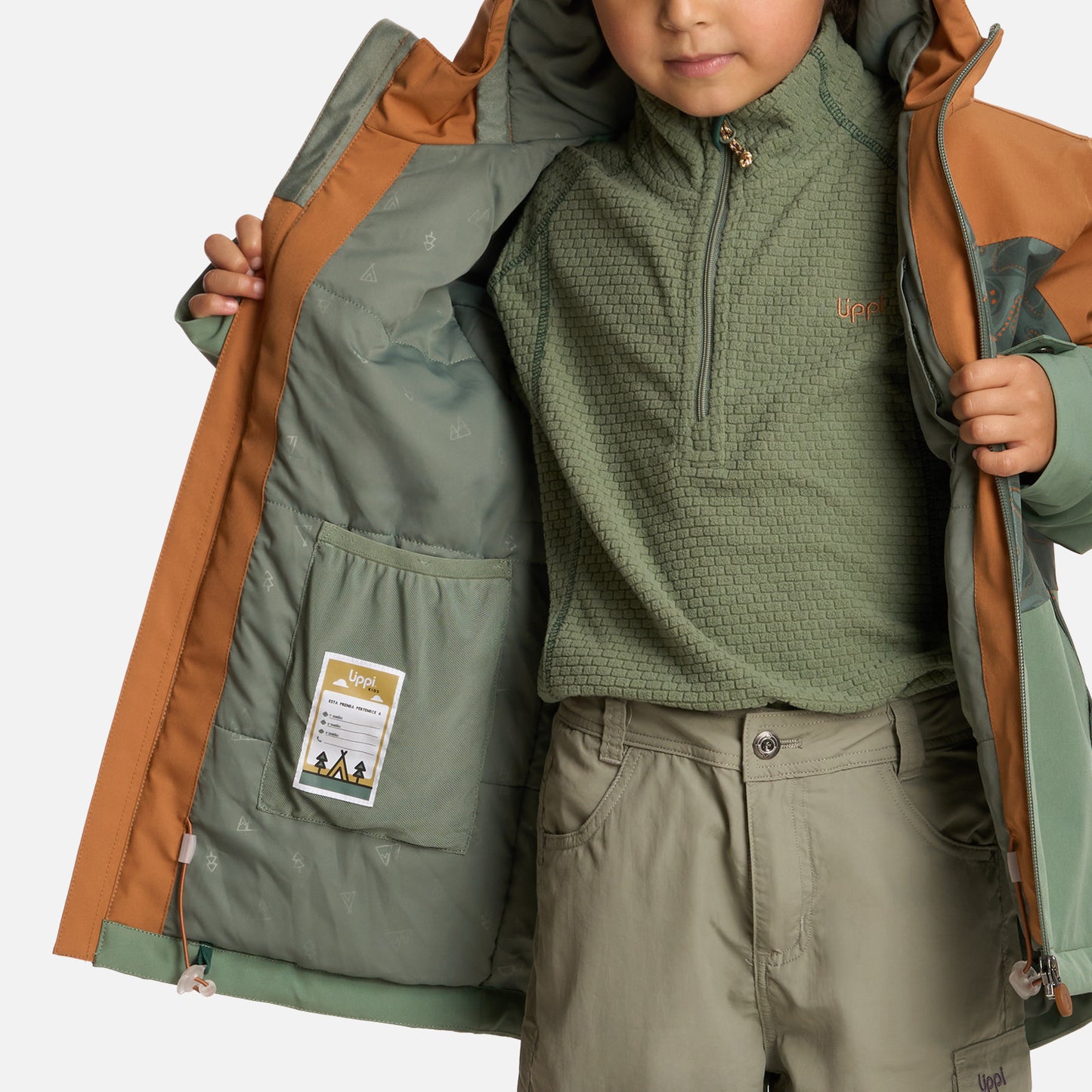 Chaqueta Niño Sierra Nevada B-Dry Steam-Pro Hoody Jacket Jade Oscuro Lippi