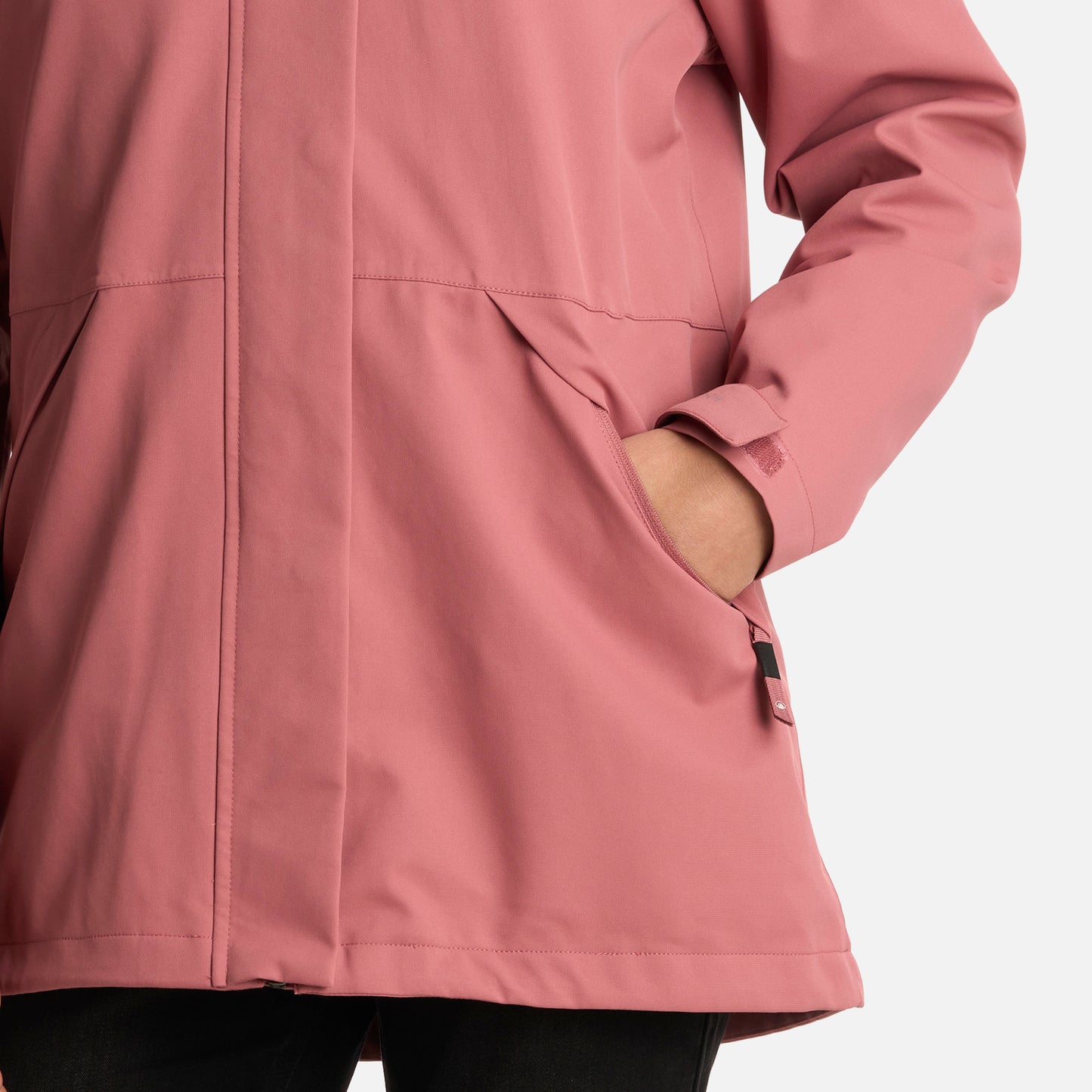 Chaqueta Mujer Lake Fusion 3 B-Dry Jacket Rosa Oscuro Lippi