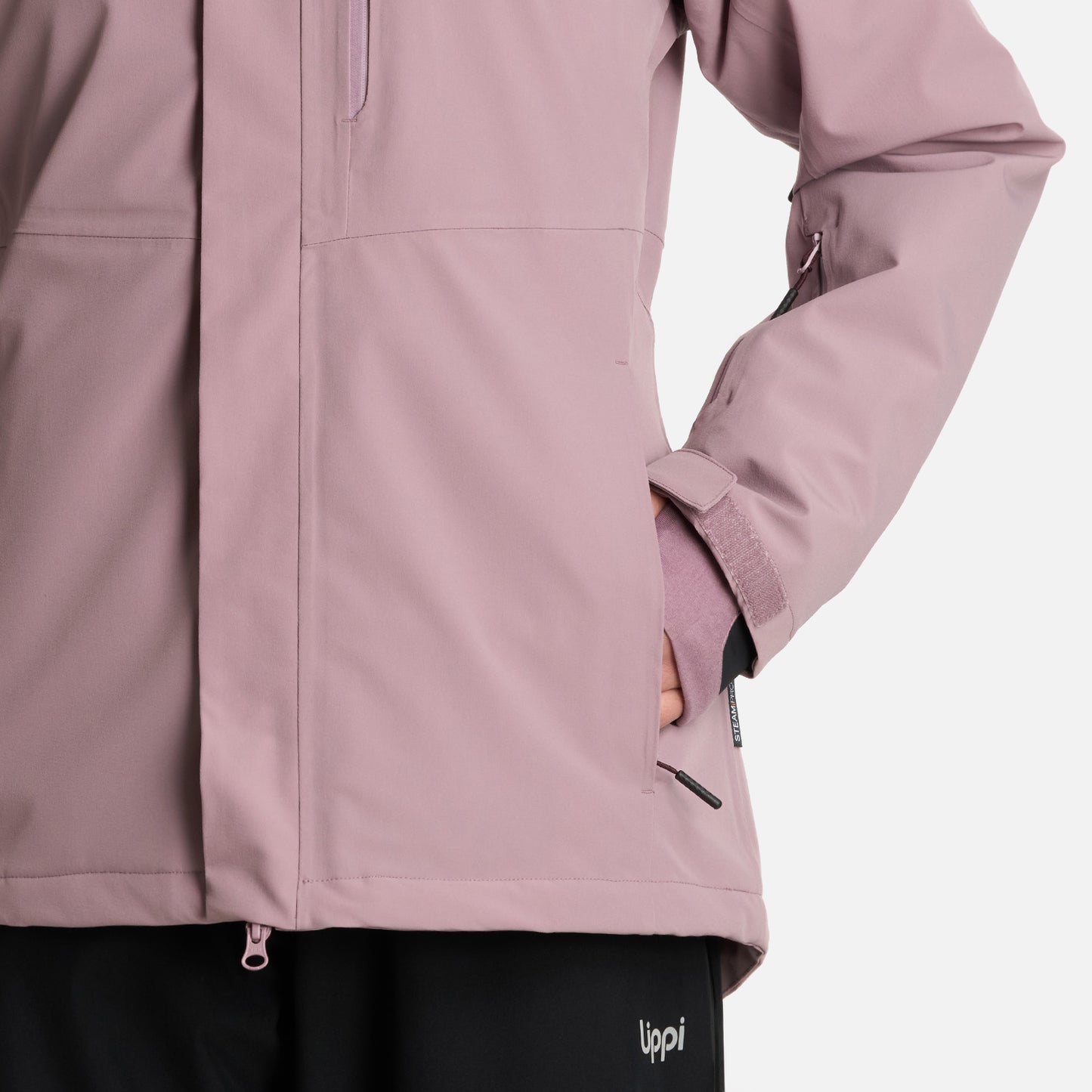 Chaqueta Mujer Andes B-Dry Hoody Jacket Malva Lippi