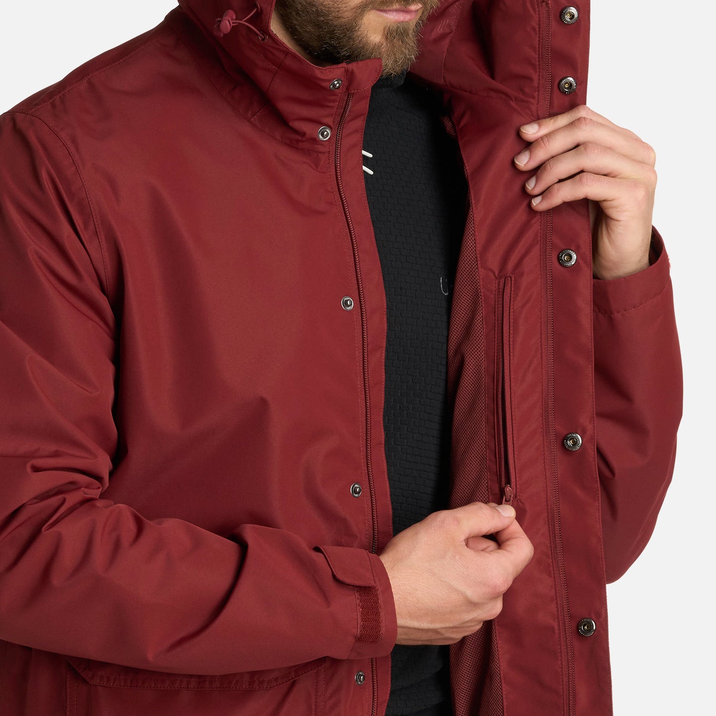 Chaqueta Hombre Tempested B-Dry Jacket Burdeo Lippi
