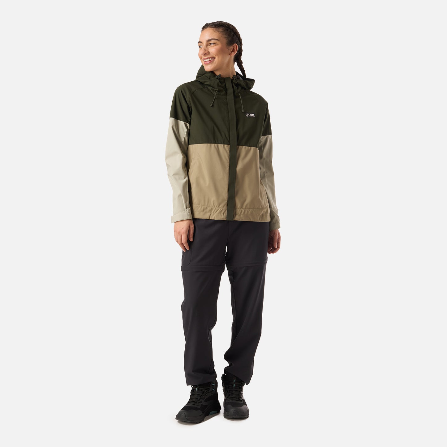 Chaqueta Mujer Terral Verde Militar Haka Honu