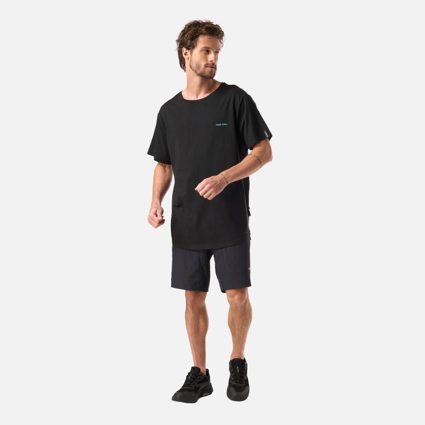 Short  Hombre Encargo Negro Haka Honu