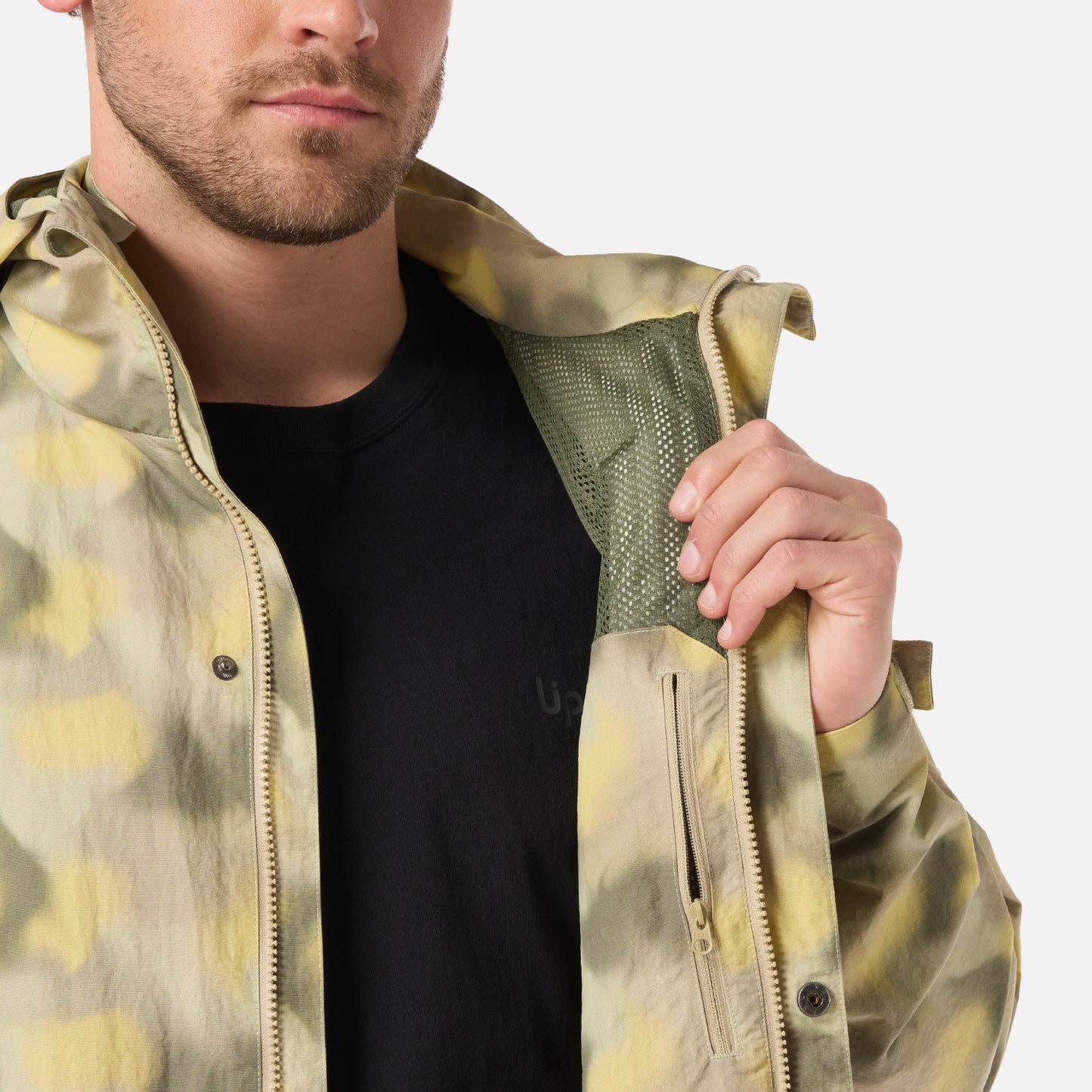 Chaqueta Hombre CityMe WindBreaker Hoody Jacket Print Verde Lippi