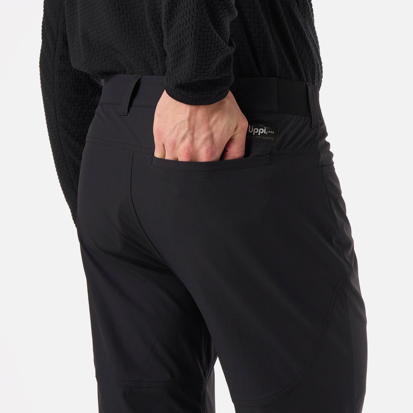 Pantalón Hombre Lennox Q-Dry Mix-2 Pants Negro Lippi
