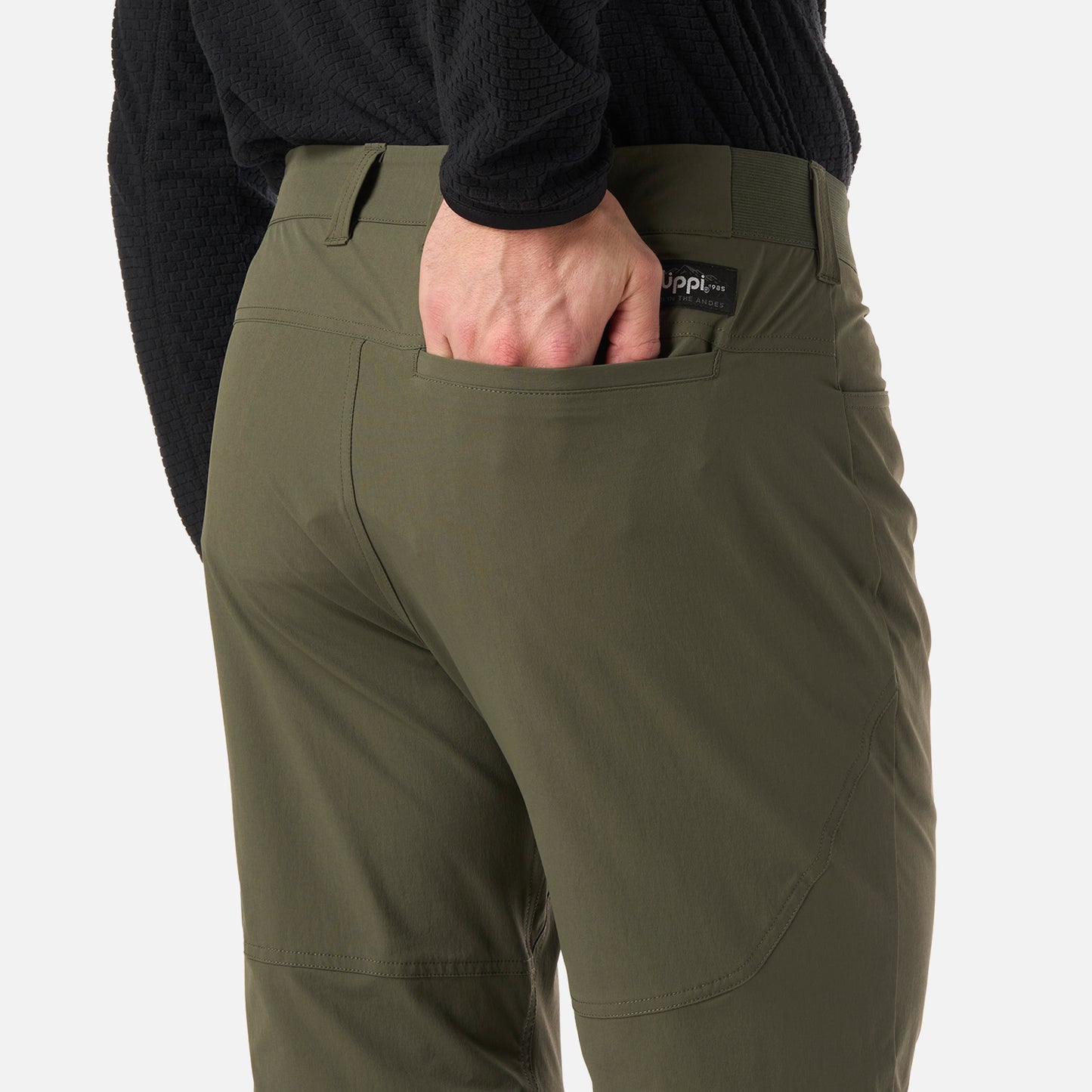 Pantalón Hombre Lennox Q-Dry Mix-2 Pants Verde Musgo Lippi