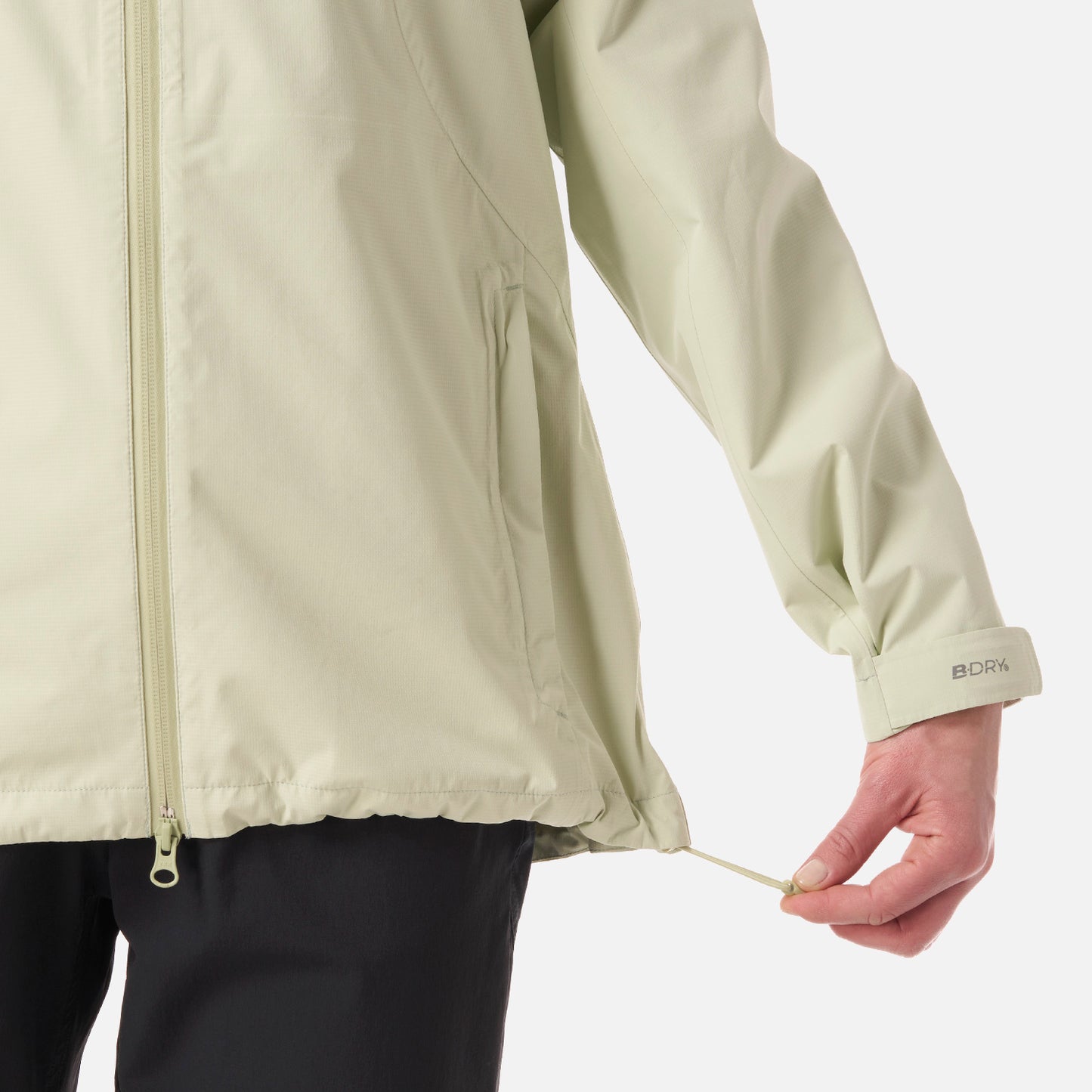 Chaqueta Mujer Shield B-Dry Hoody Jacket Verde Claro Lippi