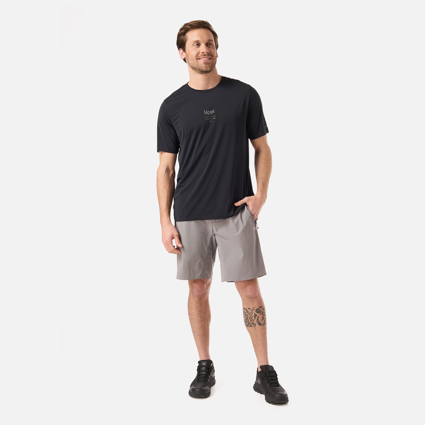 Short Hombre Air Q-Dry Shorts Acero Lippi