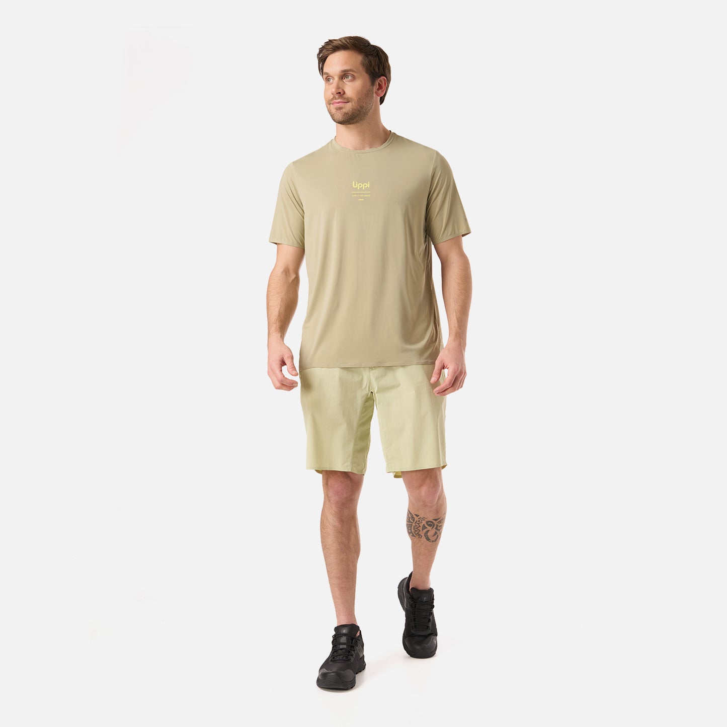 Short Hombre Air Q-Dry Shorts Verde Manzana Lippi