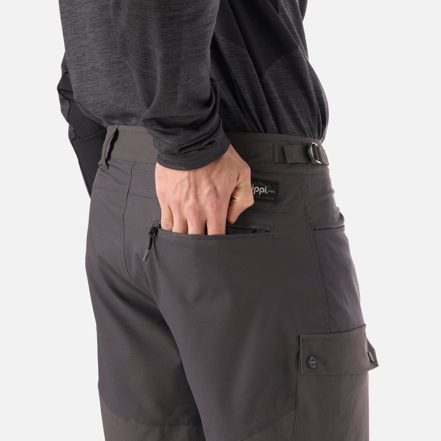 Short Hombre Lennox Q-Dry Shorts Gris Medio Lippi
