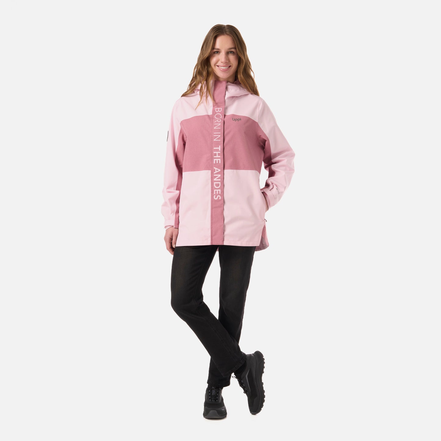 Chaqueta Mujer FirePlace B-Dry Jacket Rosa Oscuro Lippi