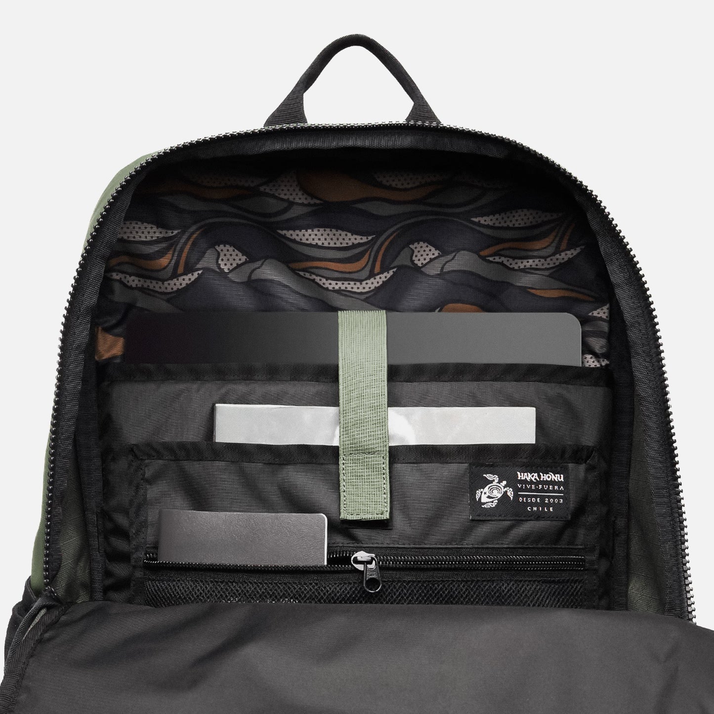 Mochila  Cromi 22L Verde Militar Haka Honu