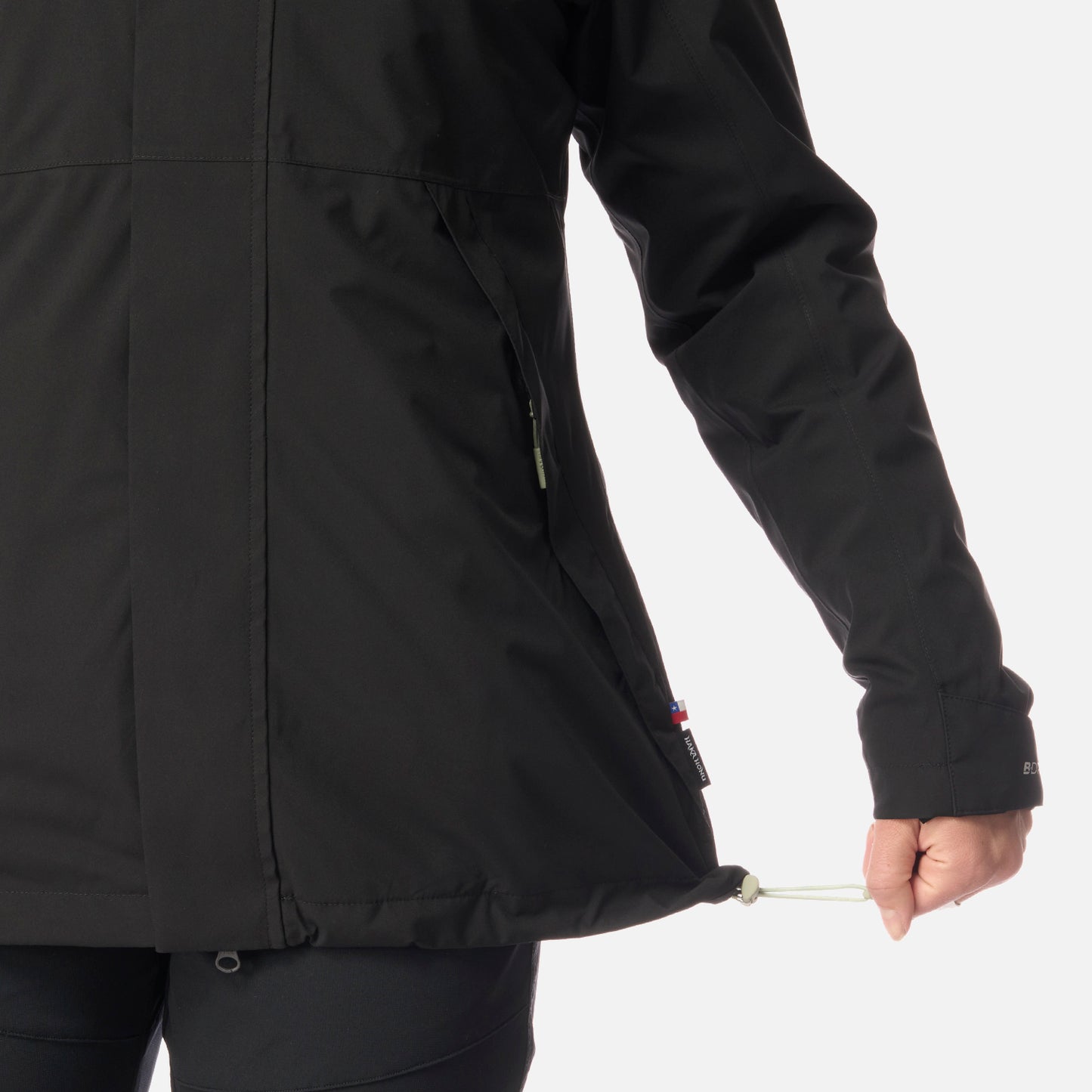 Chaqueta Mujer Escarcha Negro Haka Honu