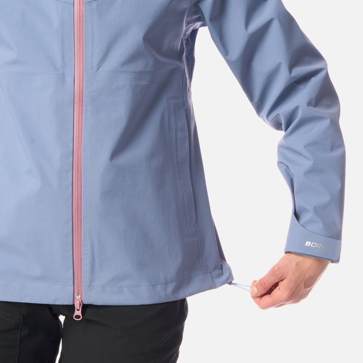 Chaqueta Mujer Alpine B-Dry Hoody Jacket Azul Piedra Lippi