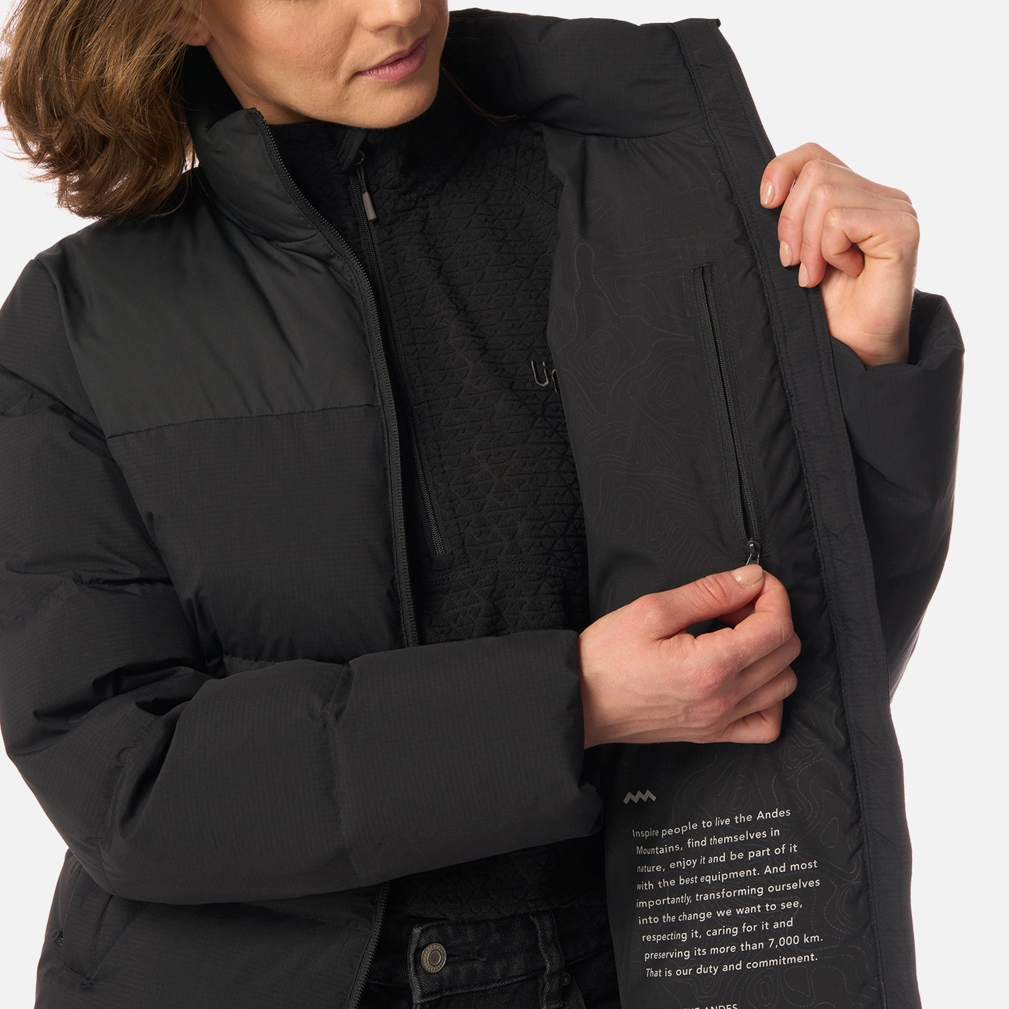 Chaqueta Mujer Urban Down Jacket Negro Lippi