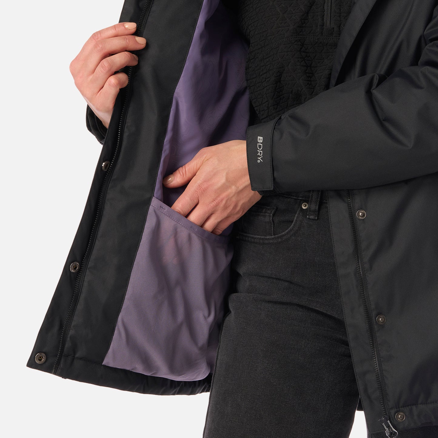 Chaqueta Mujer Suntra Steam-pro Hoody Jacket Negro Lippi