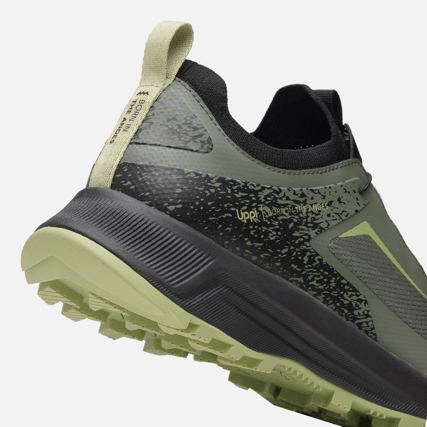Zapatilla Hombre Light Knit Negro / Verde Lippi