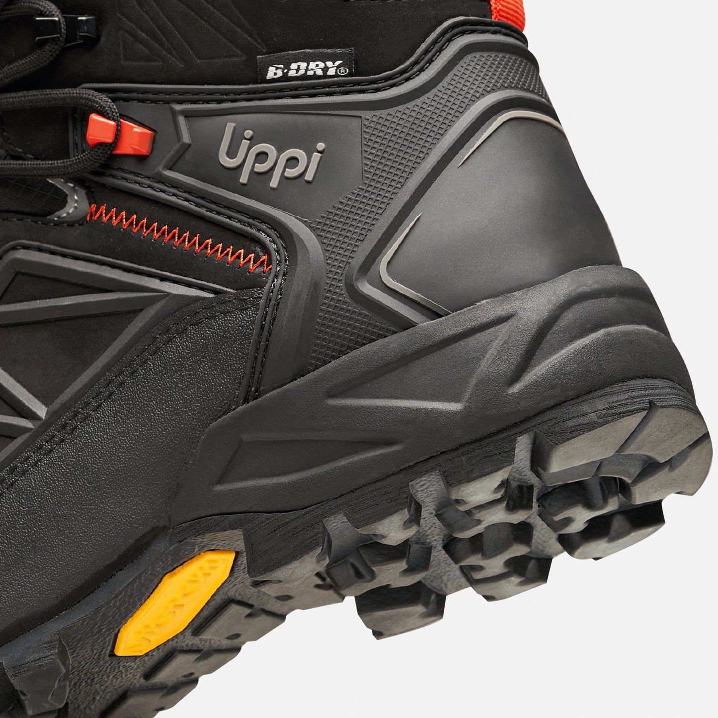 Botín Hombre Bravo Evo Negro / Rojo Lippi