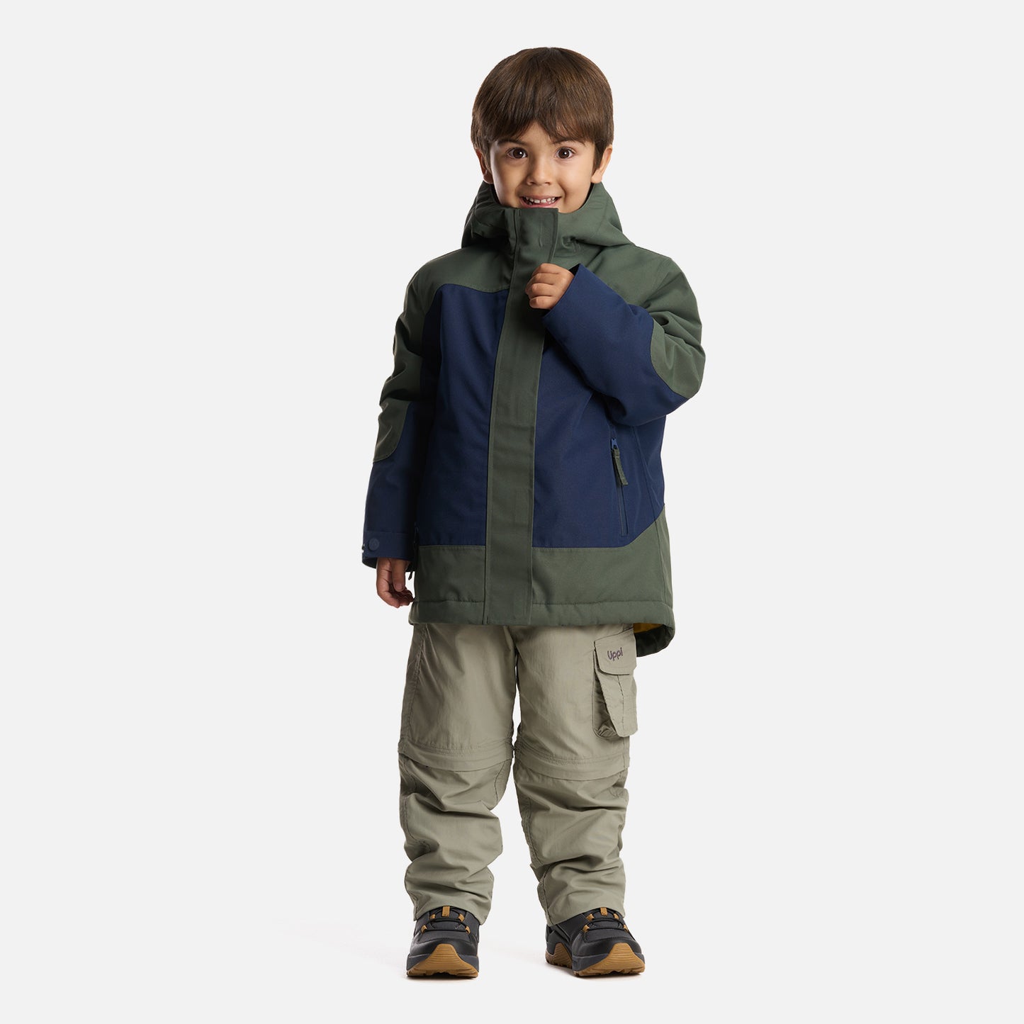 Chaqueta Niño Andes Snow B-Dry Hoody Jacket Azul Marino Lippi
