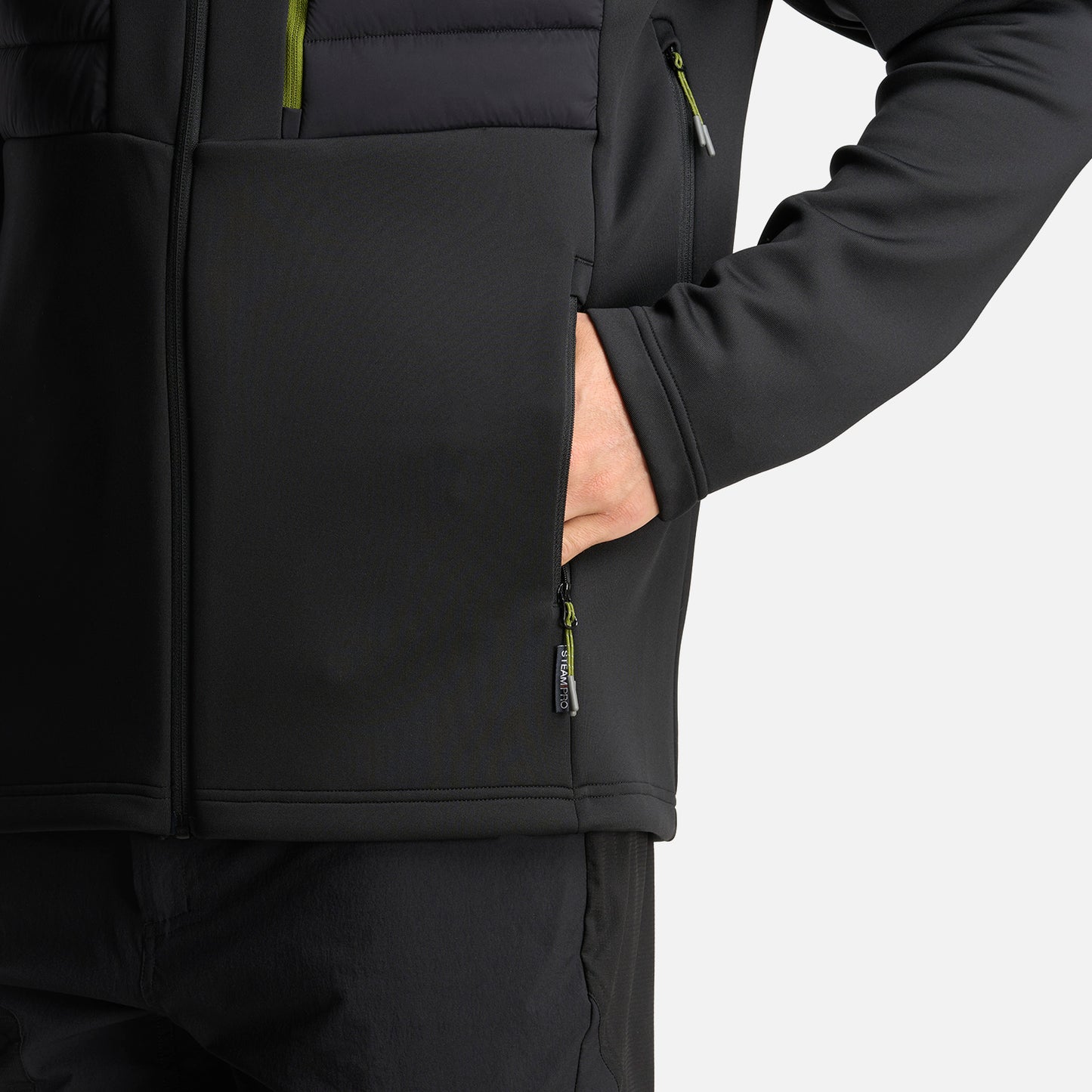 Chaqueta Hombre ColdMove WindBreaker SteamPro Hoody Jacket Negro Lippi