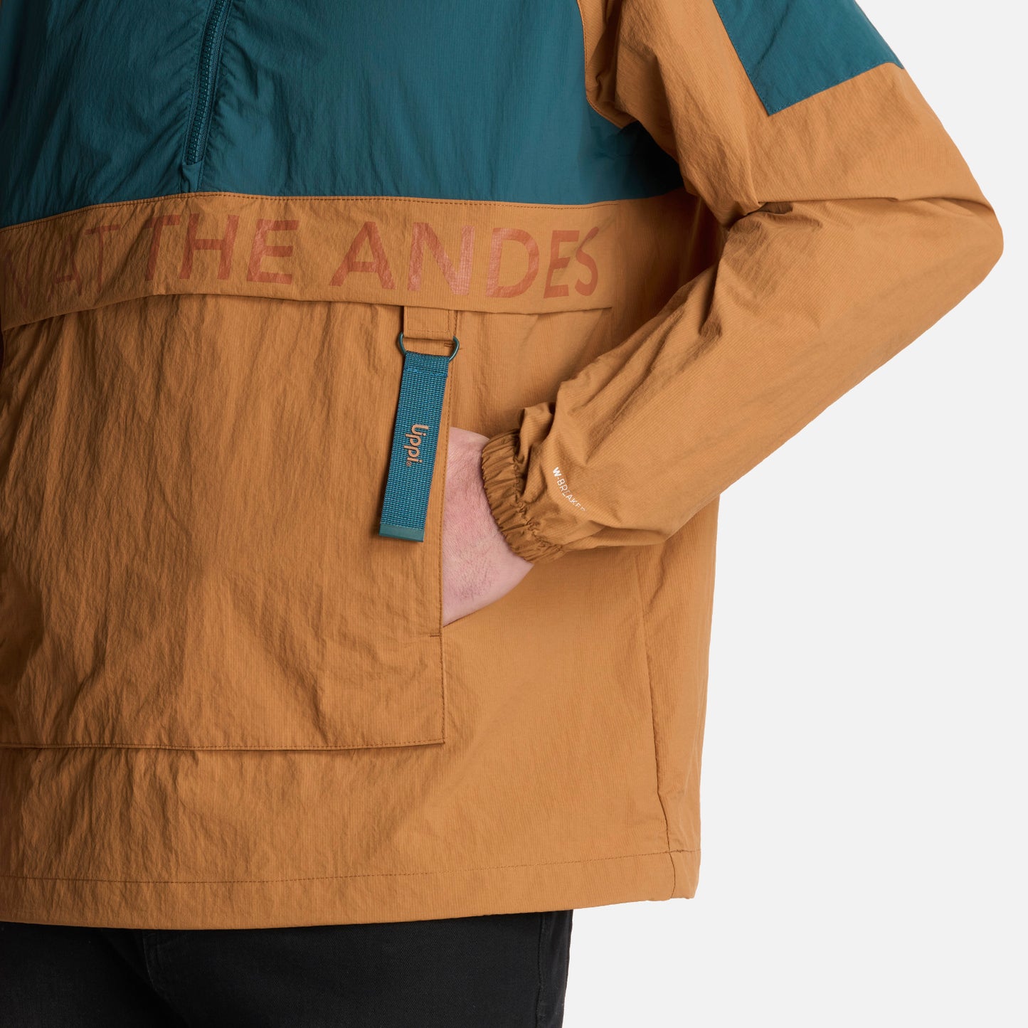 Chaqueta Hombre WindCity WindBreaker 1/4 Zip Jacket Petroleo Lippi