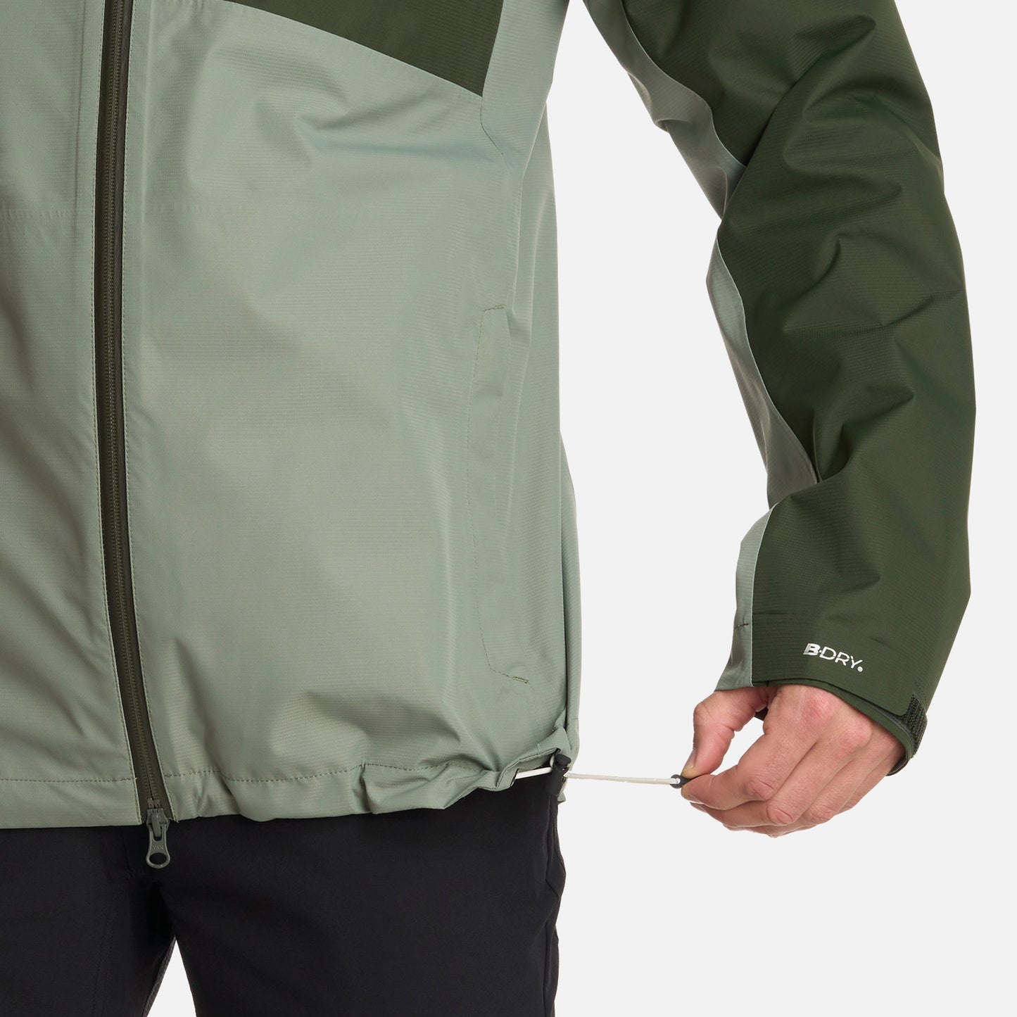 Chaqueta Hombre Shield B-Dry Hoody Jacket Verde Militar Lippi