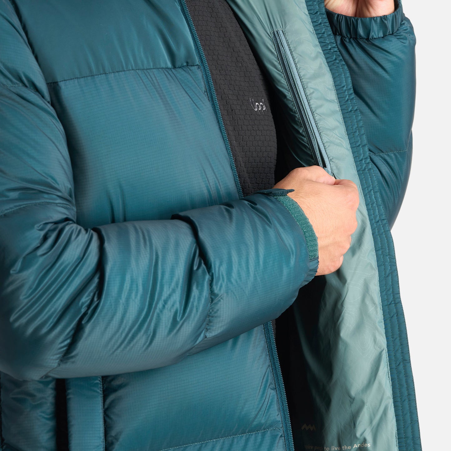 Chaqueta Hombre Winter Down 800 FP Jacket Petroleo Oscuro Lippi