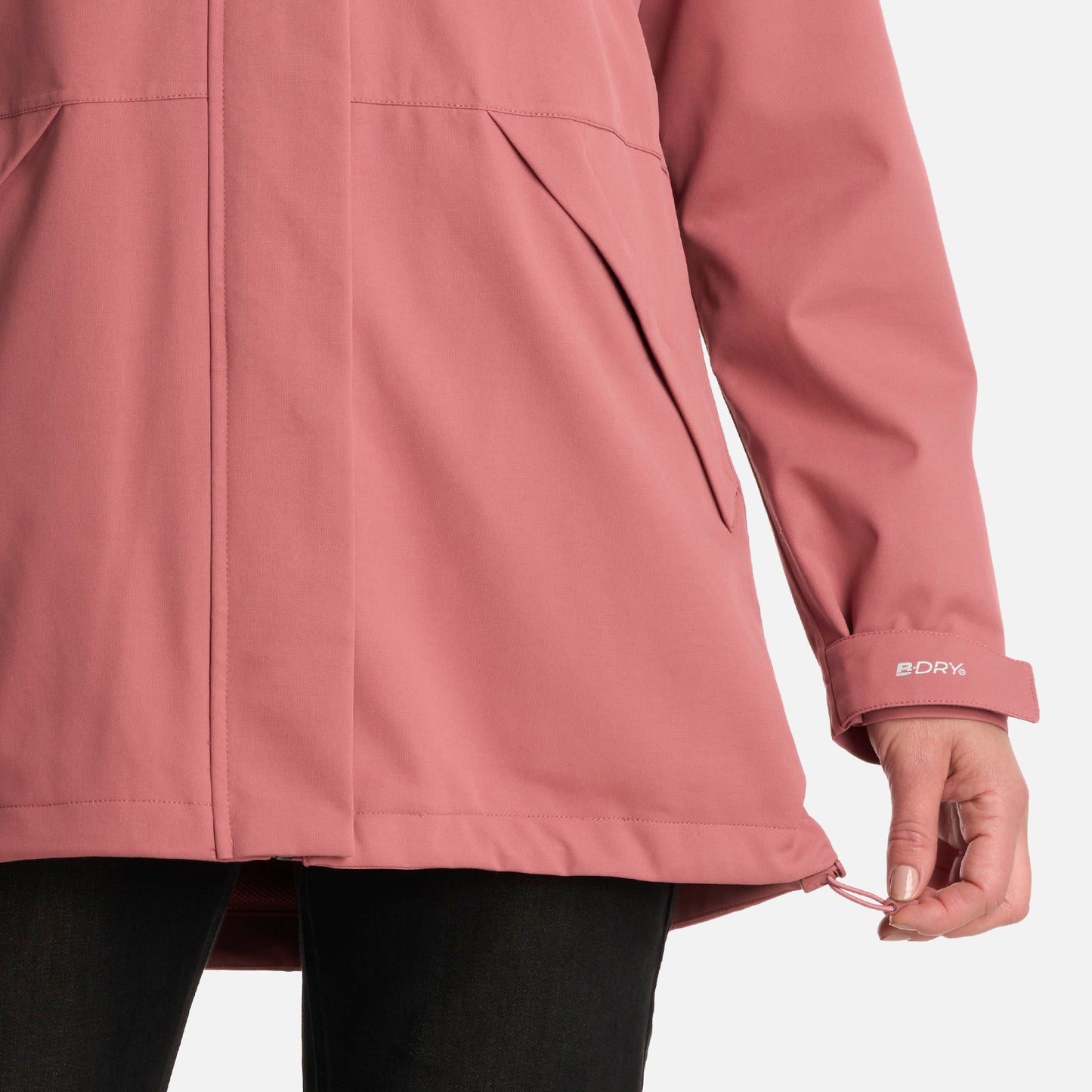 Chaqueta Mujer Lake Fusion 3 B-Dry Jacket Rosa Oscuro Lippi