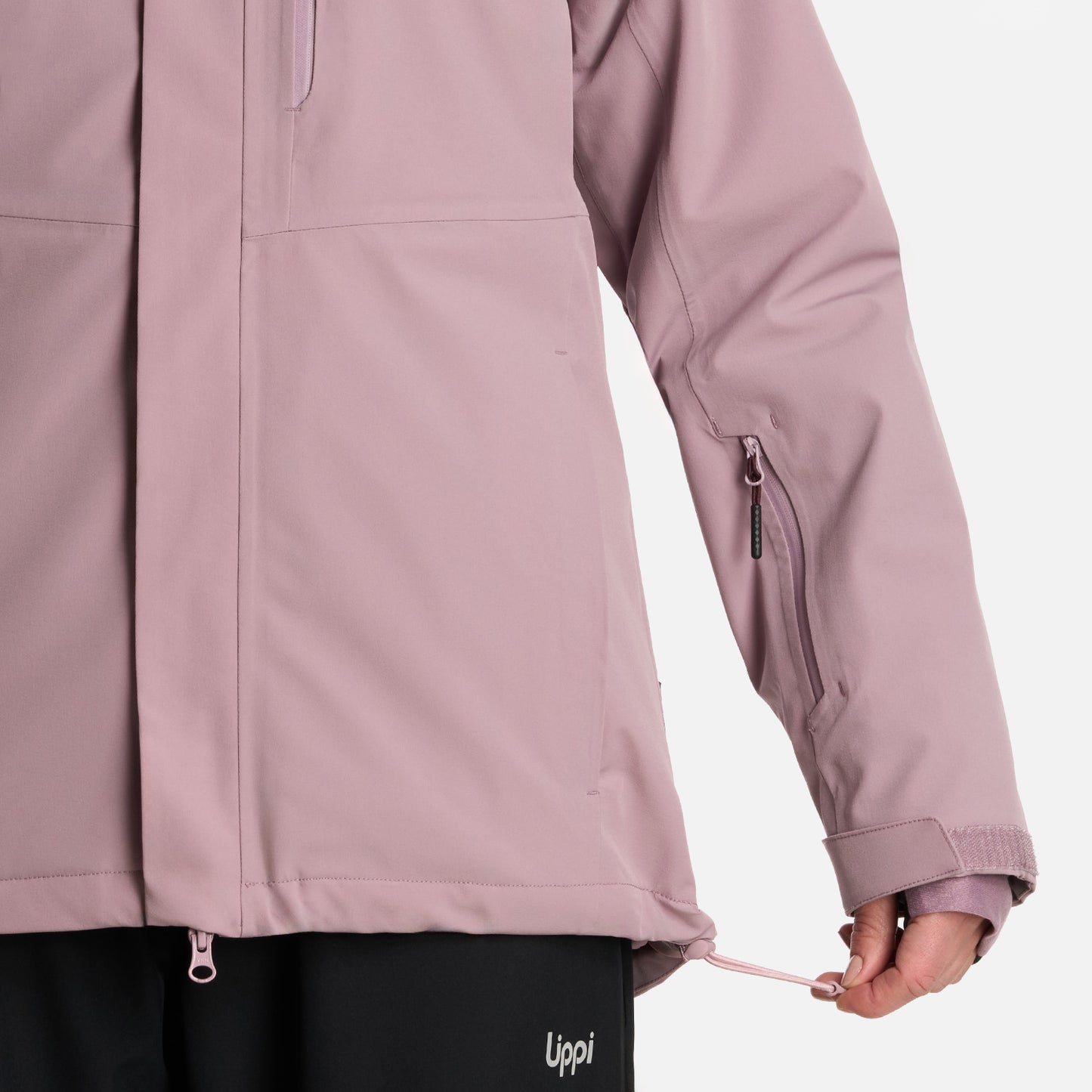 Chaqueta Mujer Andes B-Dry Hoody Jacket Malva Lippi