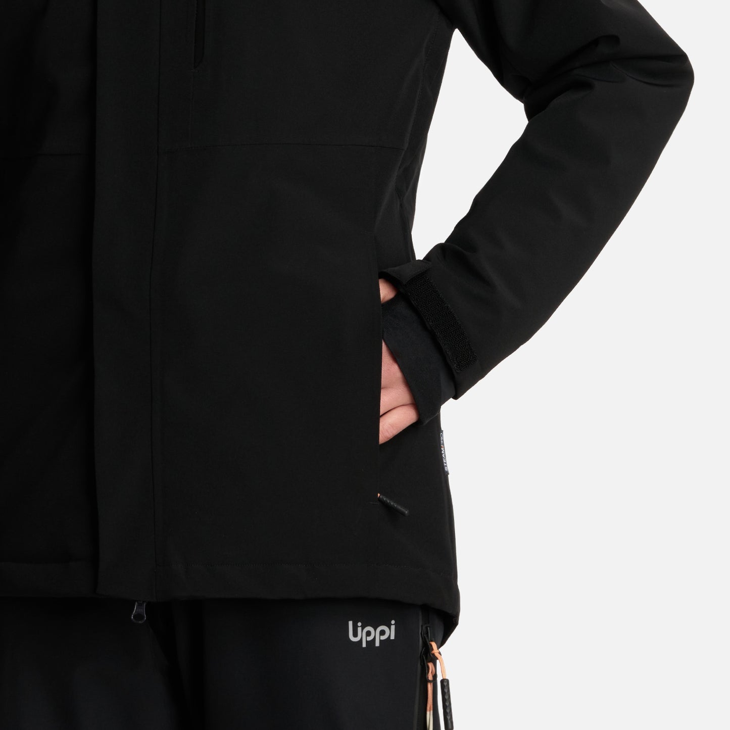Chaqueta Mujer Andes B-Dry Hoody Jacket Negro Lippi