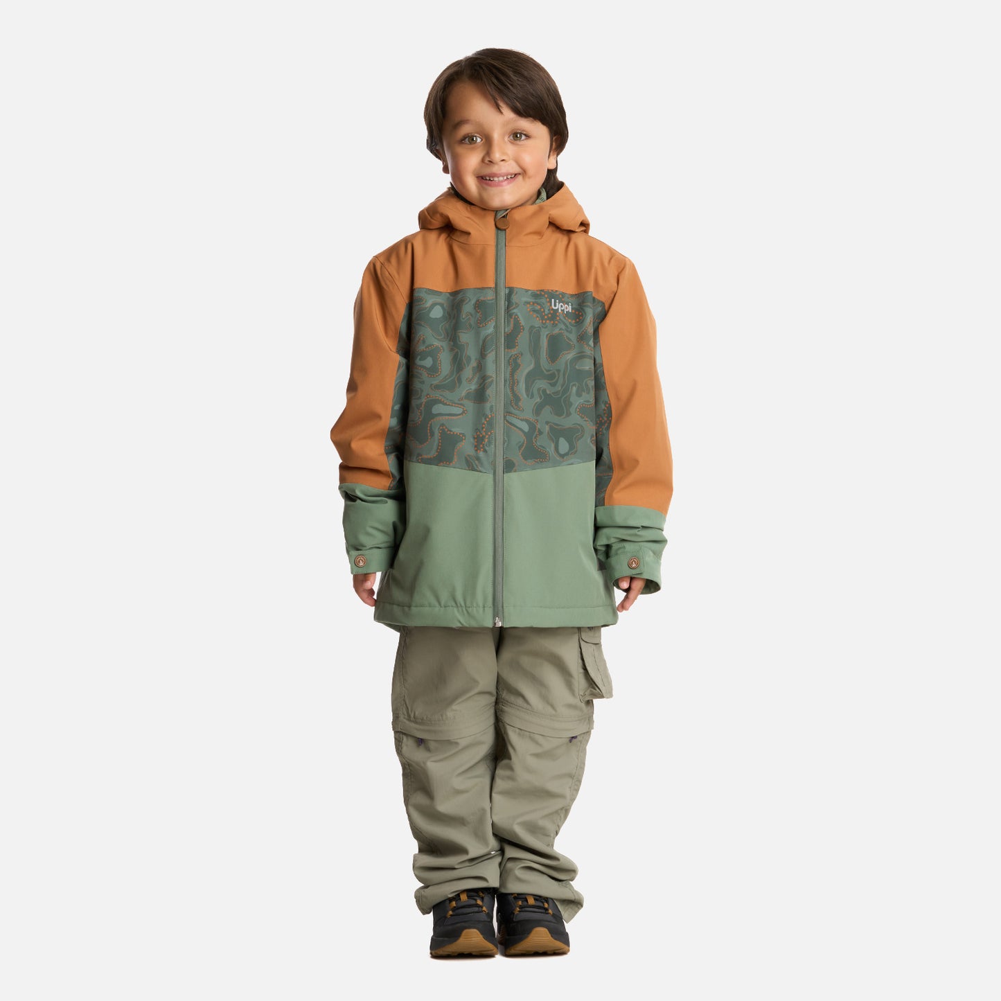 Chaqueta Niño Sierra Nevada B-Dry Steam-Pro Hoody Jacket Jade Oscuro Lippi