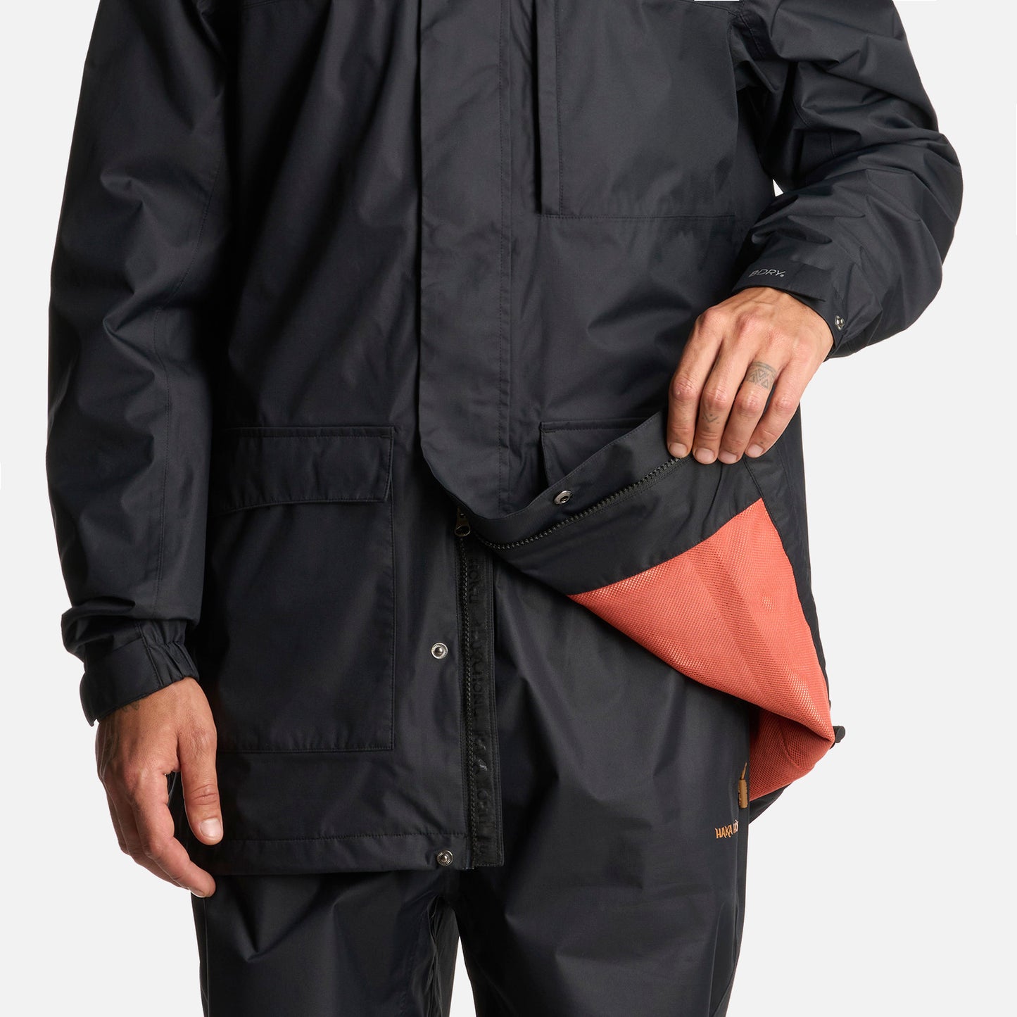 Chaqueta Hombre Kauai Negro Haka Honu