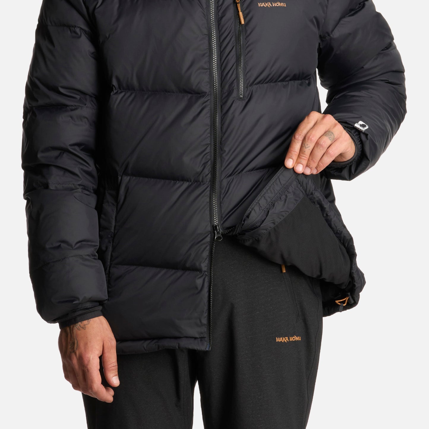 Chaqueta Hombre Campo Base Negro Haka Honu