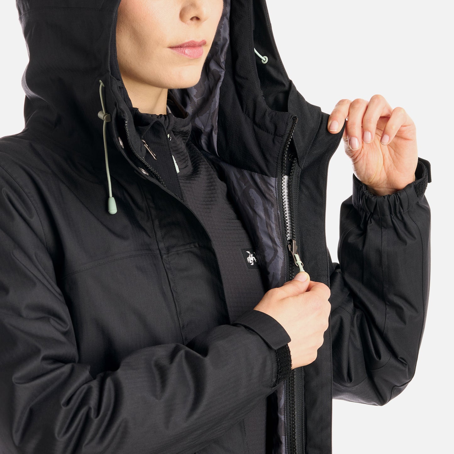 Chaqueta Mujer Perro Guapo Pro Negro Haka Honu