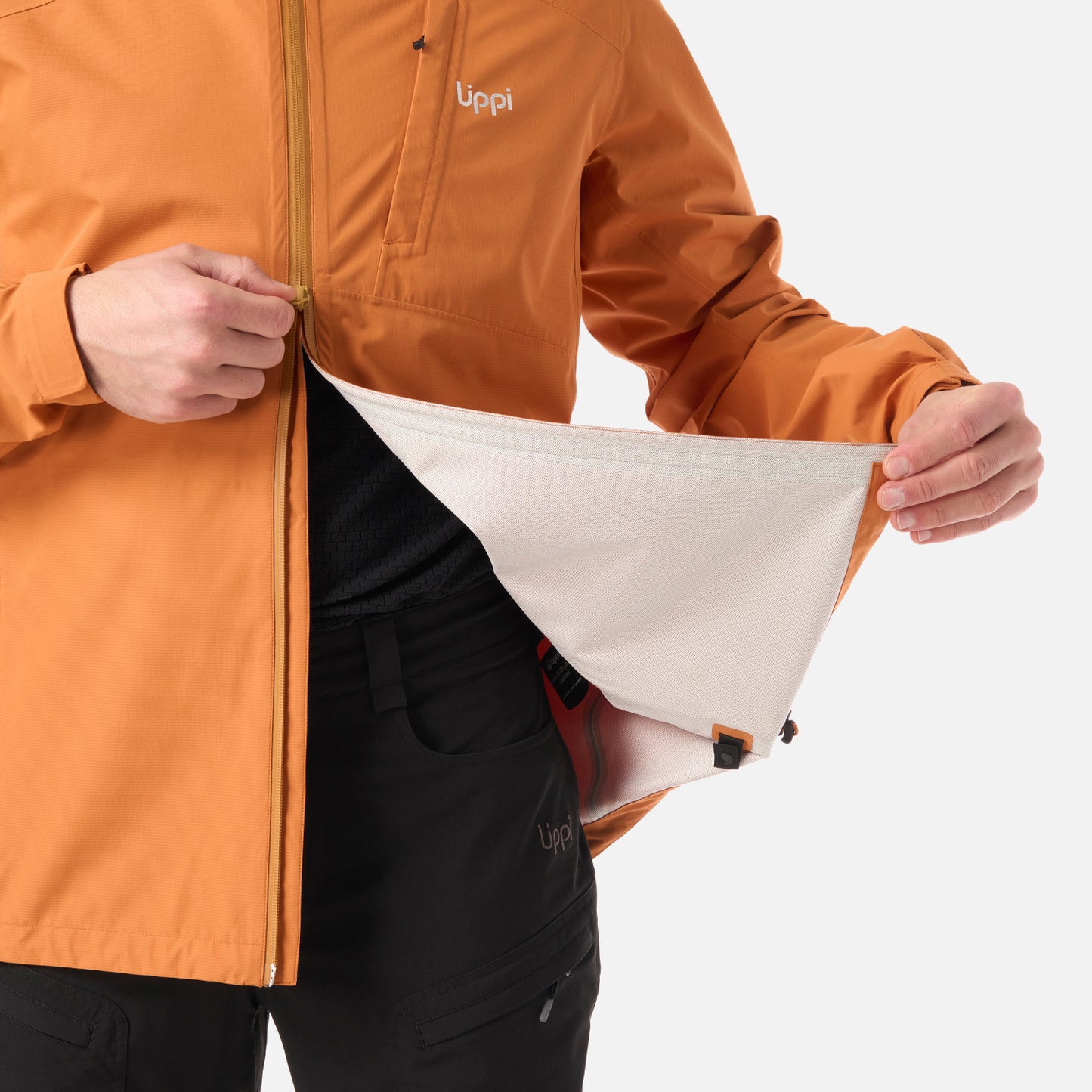 Chaqueta Hombre Shield B-Dry Hoody Jacket Terracota Lippi