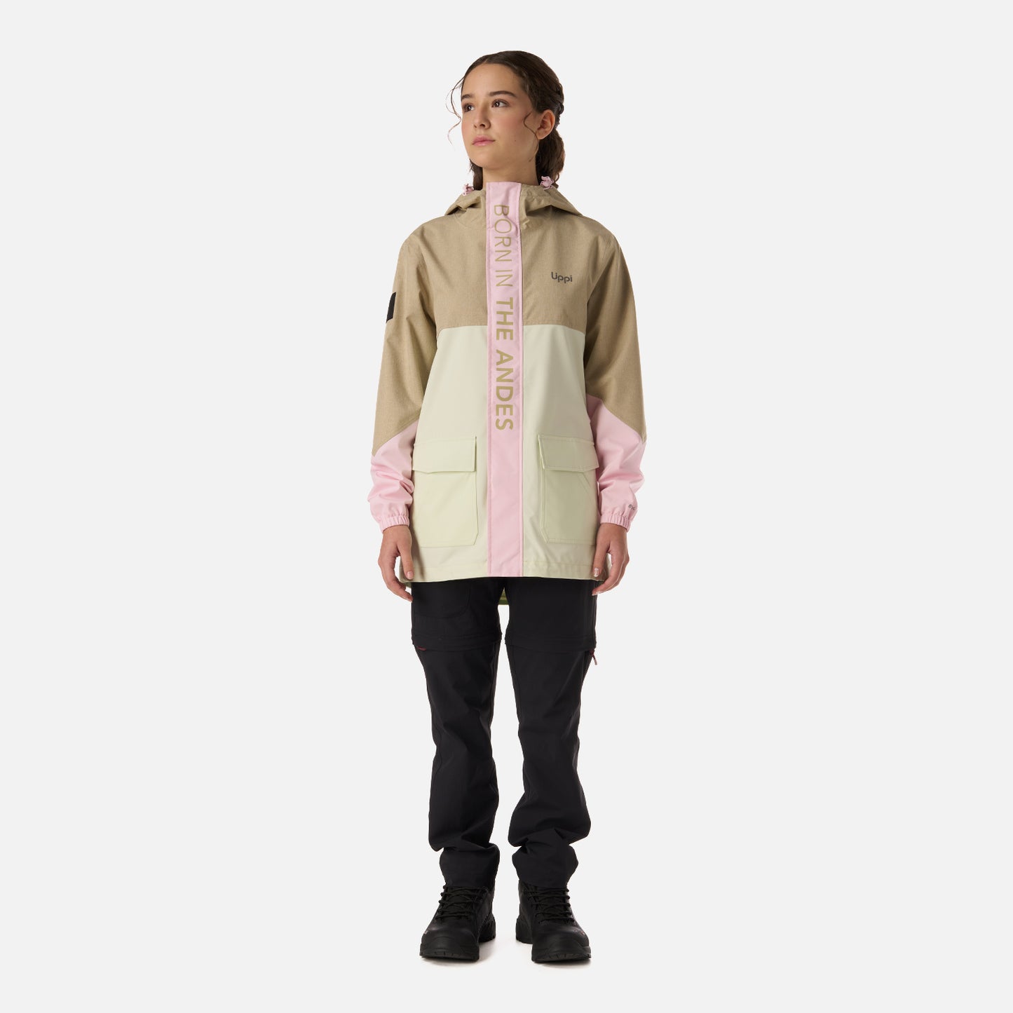 Chaqueta Teen Girl FirePlace B-Dry Jacket Verde oliva Lippi