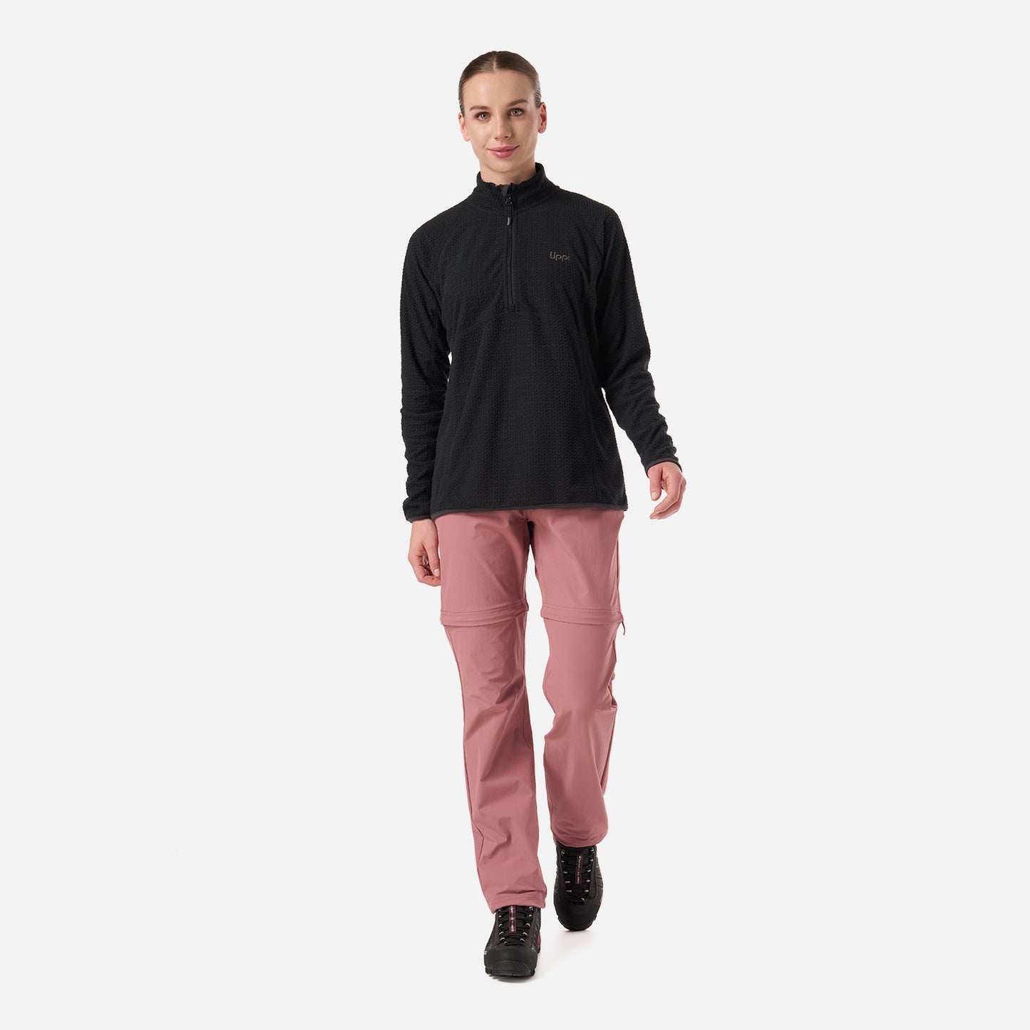 Pantalón Mujer Lennox Q-Dry Mix-2 Pants Rosa Oscuro Lippi