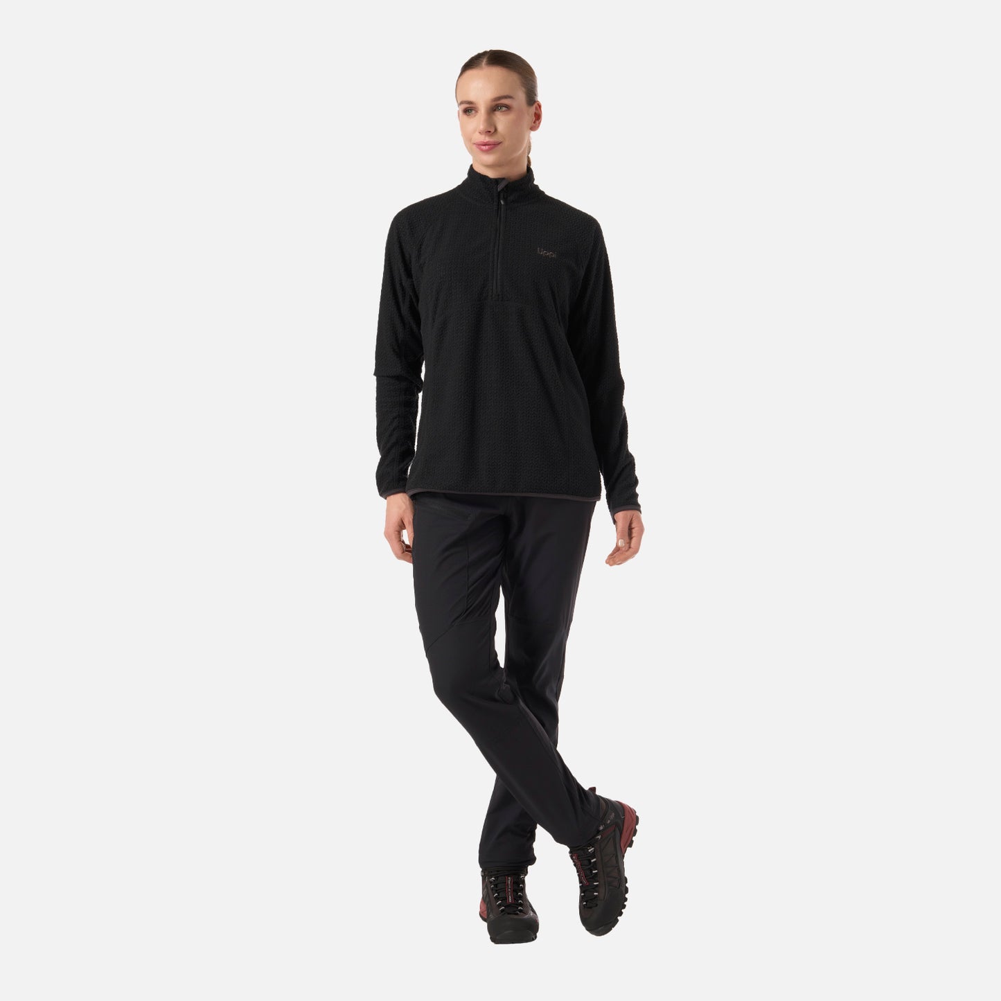 Pantalón Mujer Lennox Q-Dry Slim Fit Pants Negro Lippi