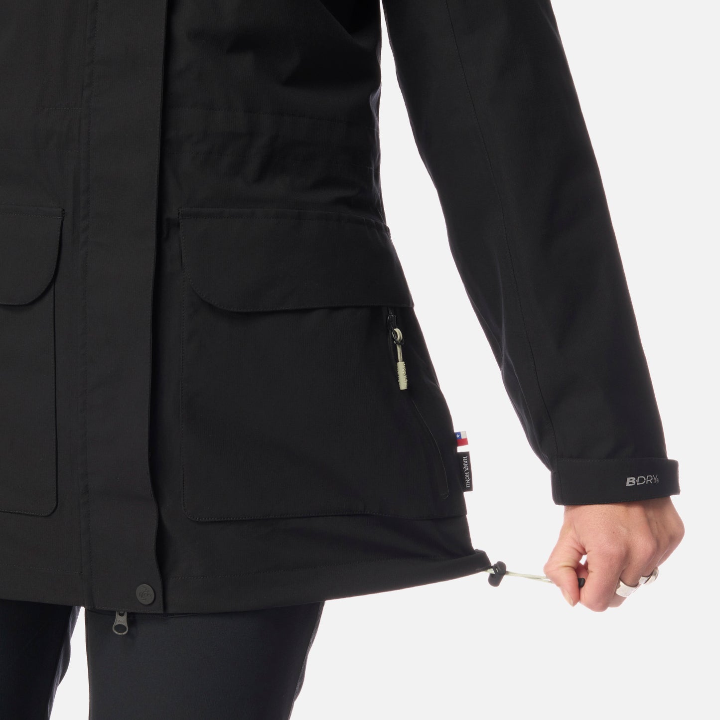 Chaqueta Mujer Perro Guapo Pro Negro Haka Honu