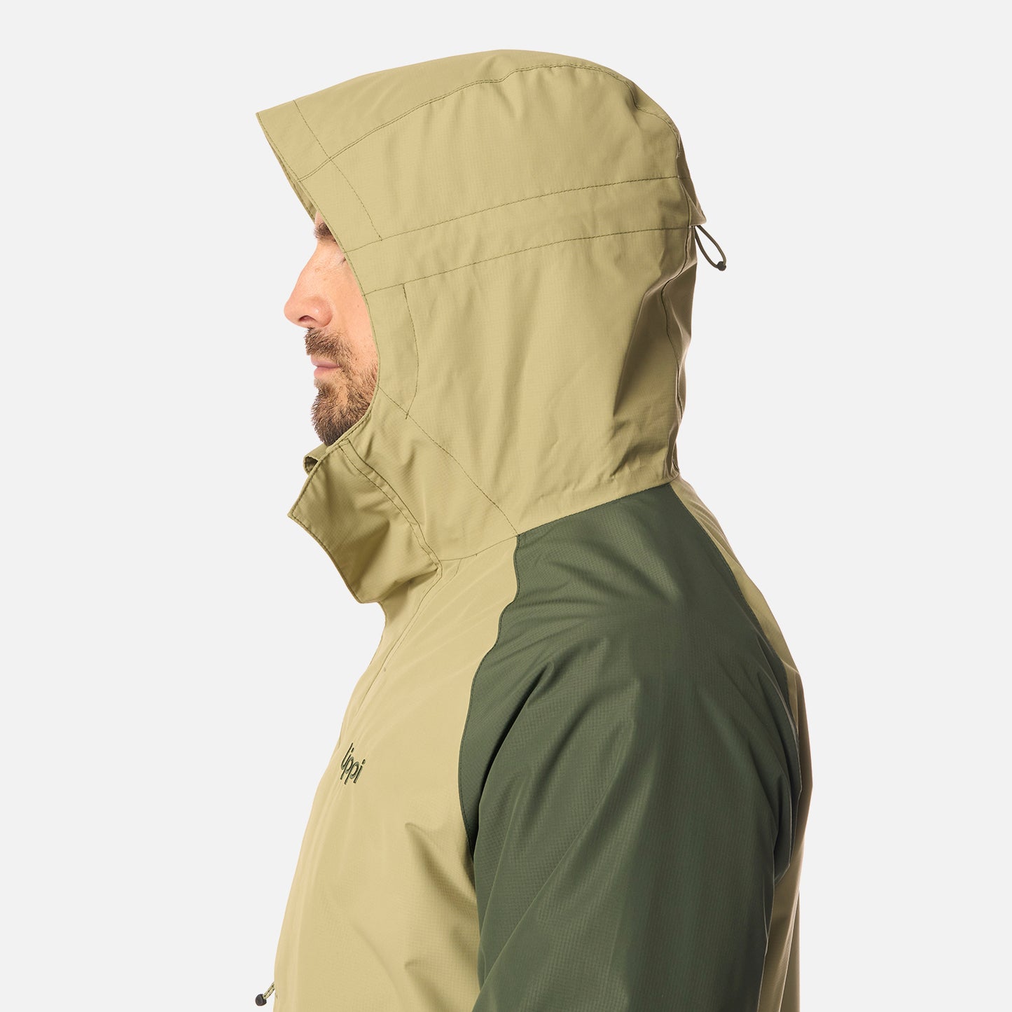 Chaqueta Hombre Lake Fusion 3 B-Dry Jacket Verde Militar Lippi