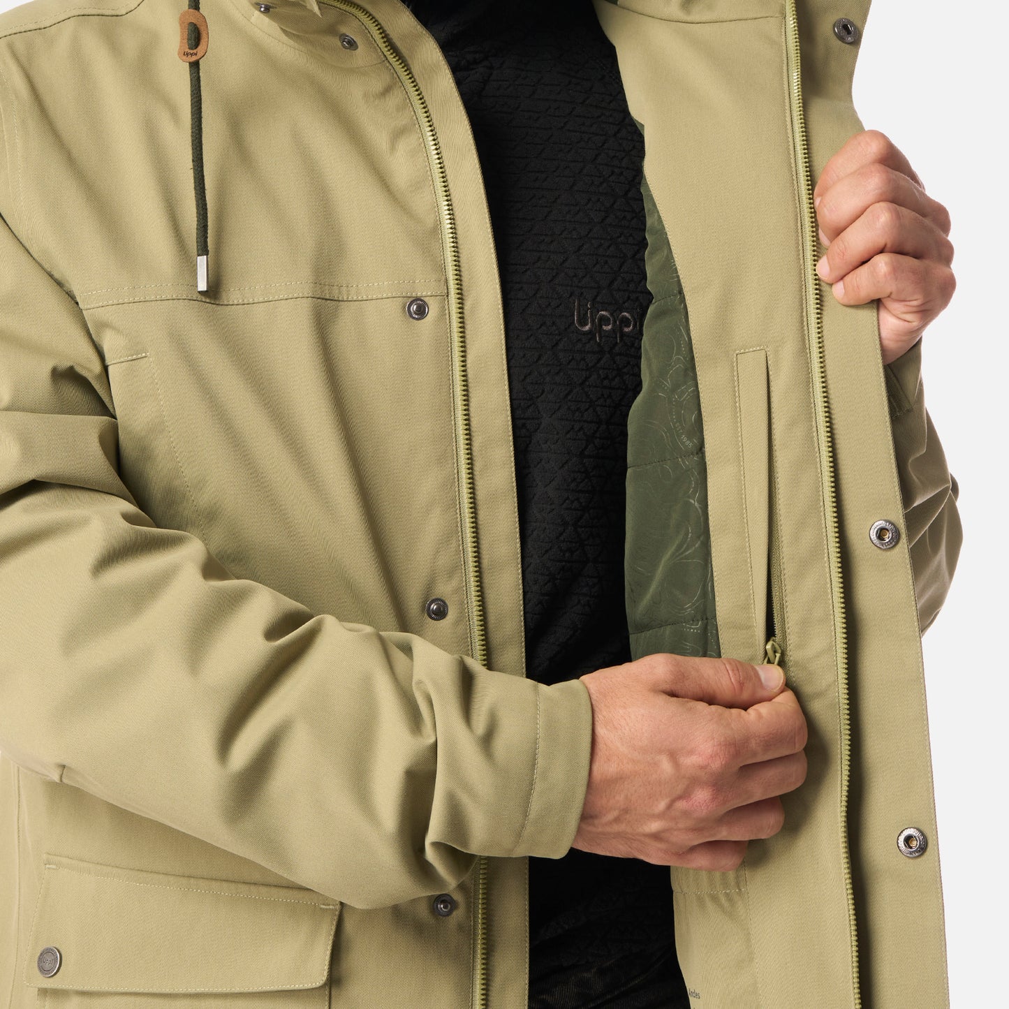 Chaqueta Hombre DayBreak B-Dry Jacket Verde Lippi