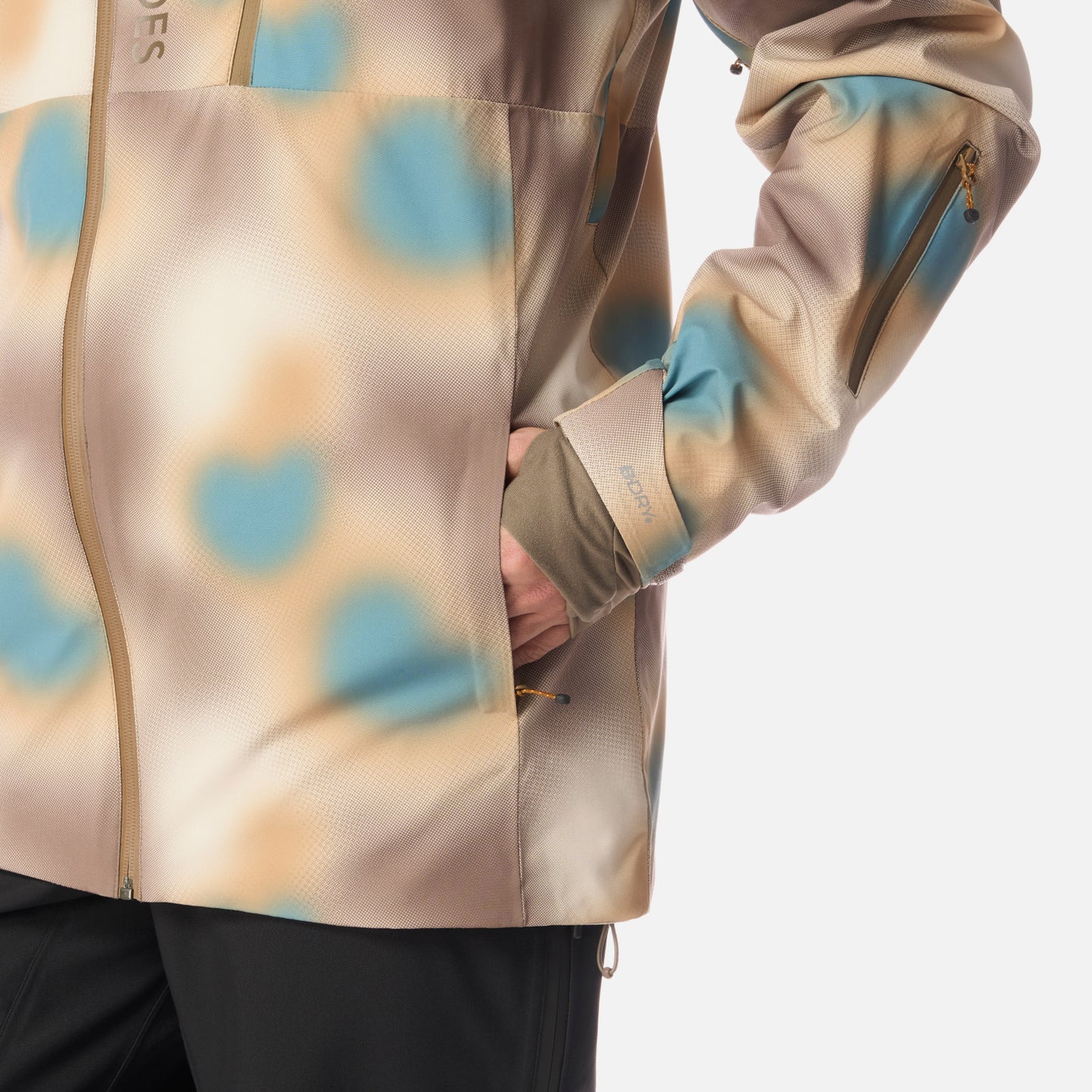 Chaqueta Hombre SkiVenture B-Dry Hoody Jacket Print Cafe Lippi