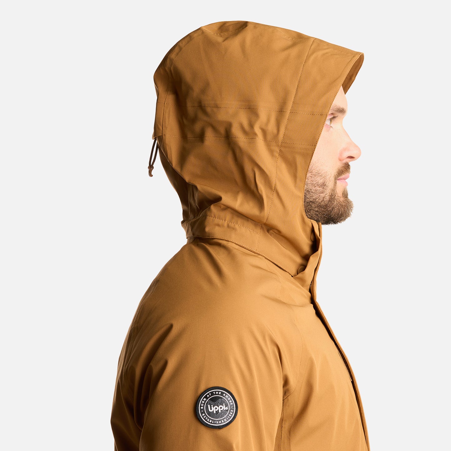 Chaqueta Hombre Andes B-Dry Hoody Jacket Cafe Claro Lippi