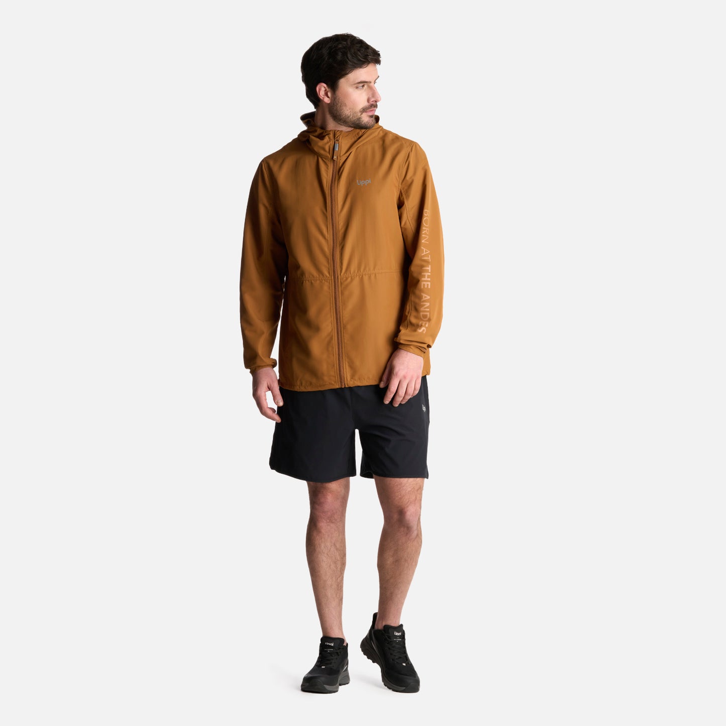 Chaqueta Hombre Nightfall WindBreaker Hoody Jacket Mostaza Lippi